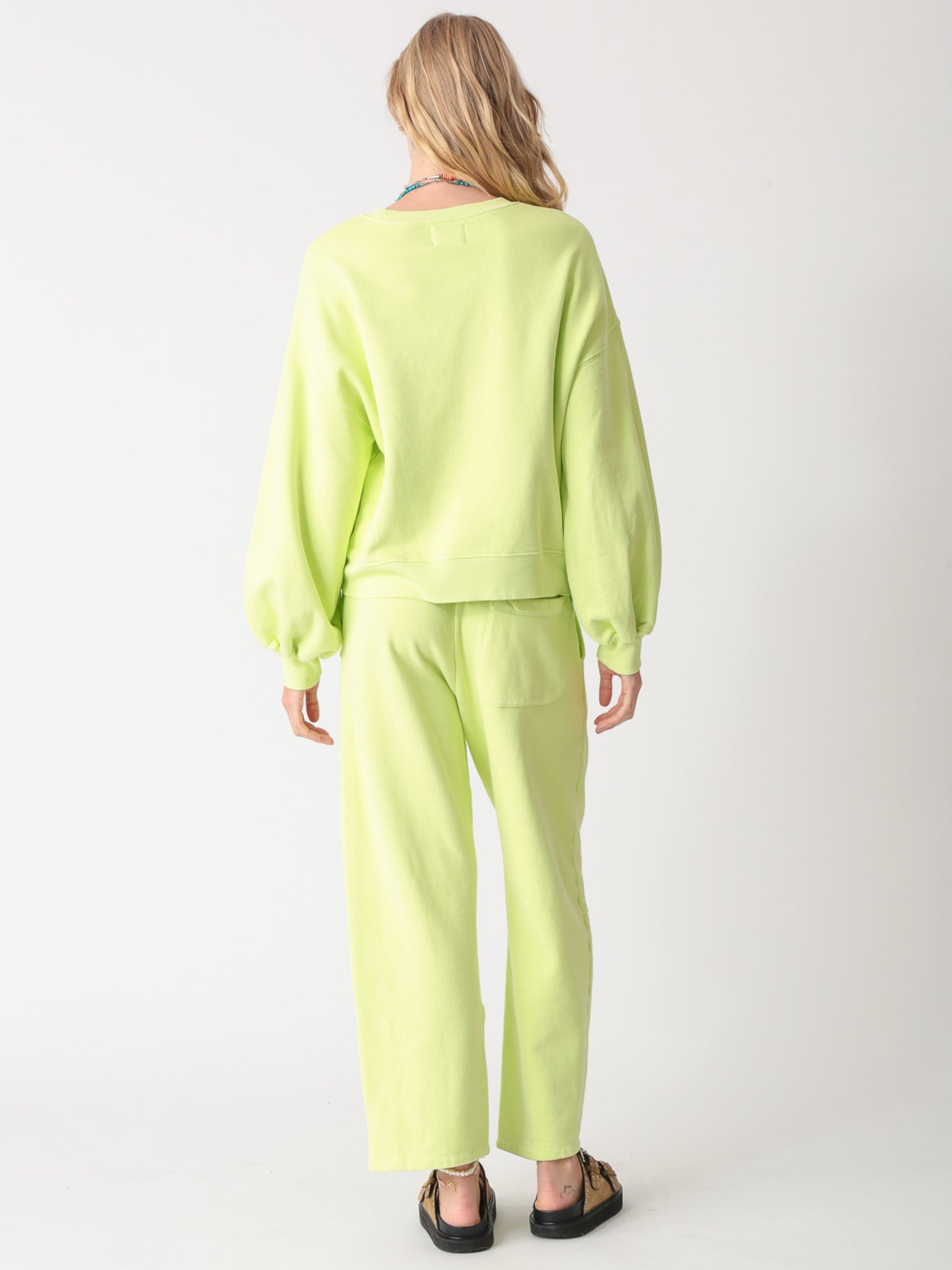Balloon Sweatshirt - Palm Graphic