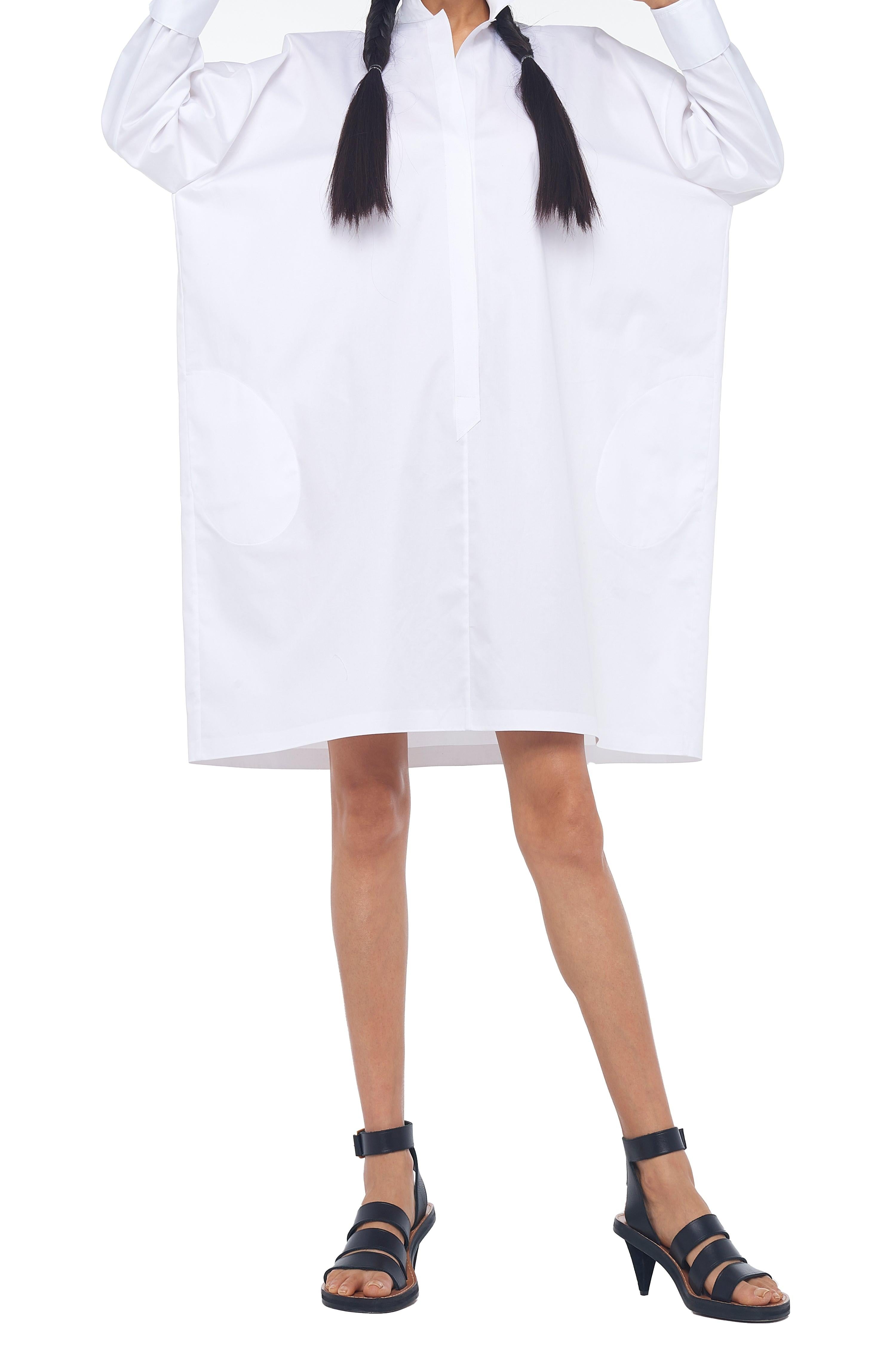 OVERSIZE BF NK SHIRT DRESS