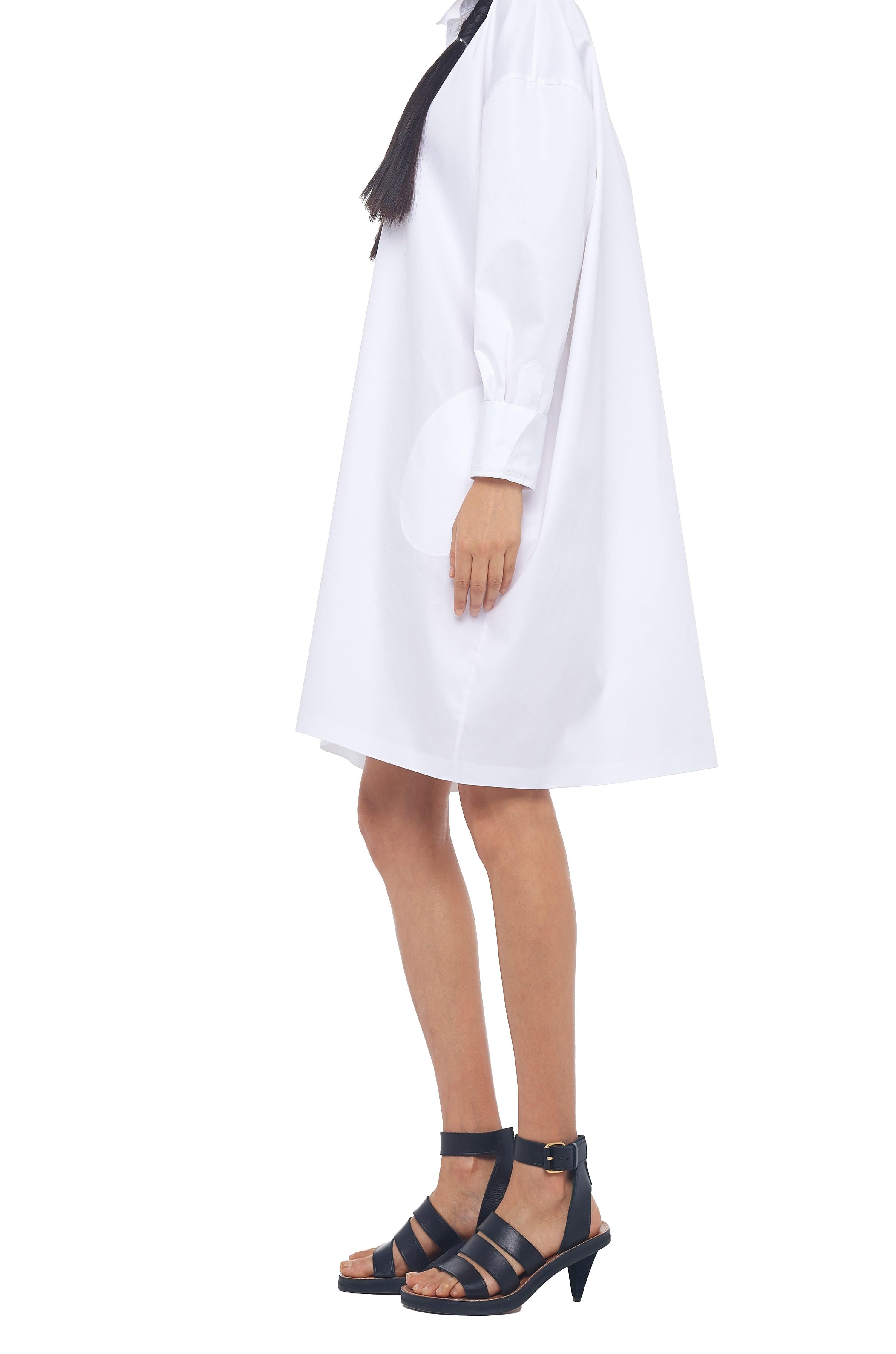 OVERSIZE BF NK SHIRT DRESS