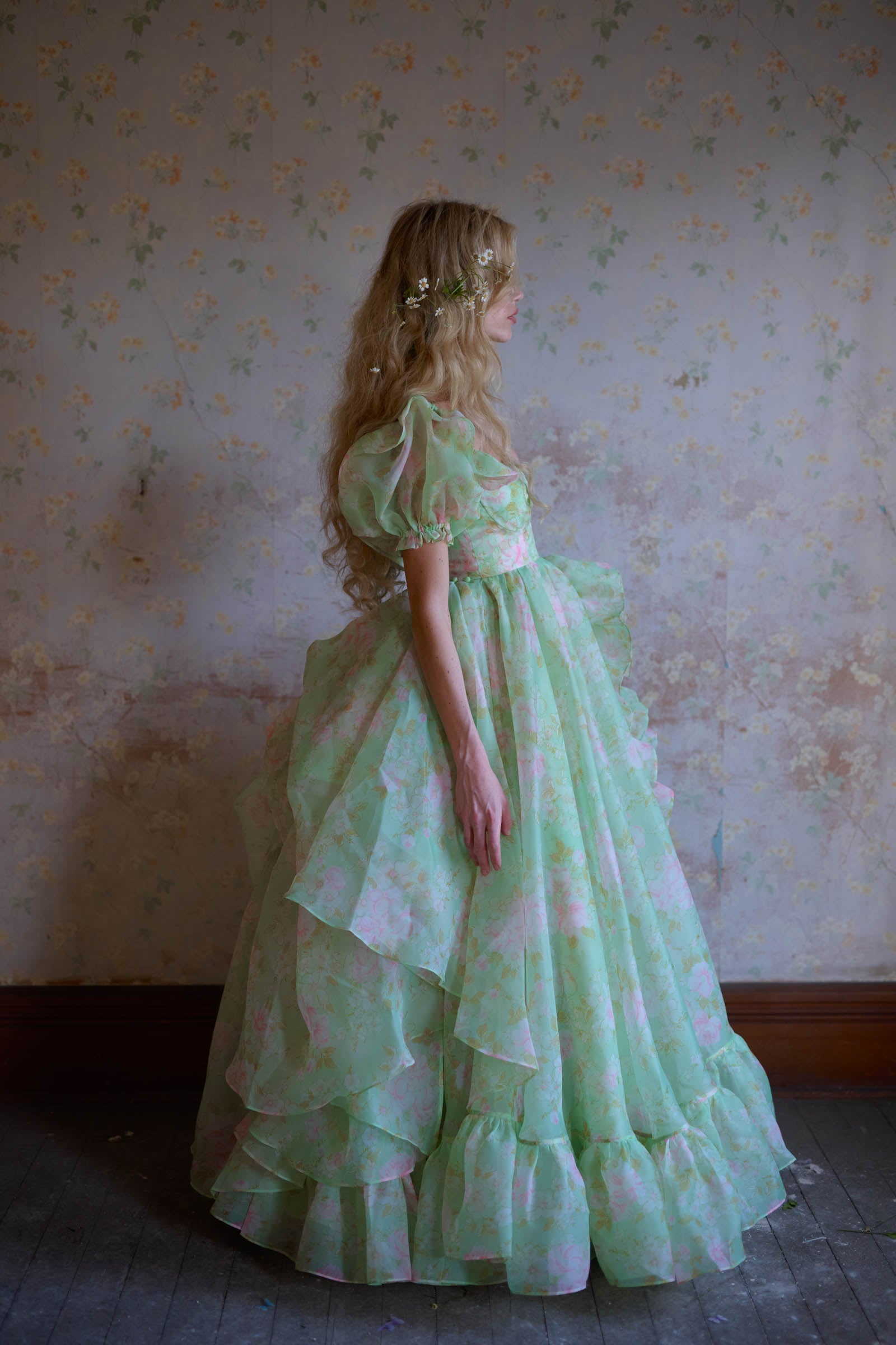 The Acid Trip In Bloom Bridal Gown