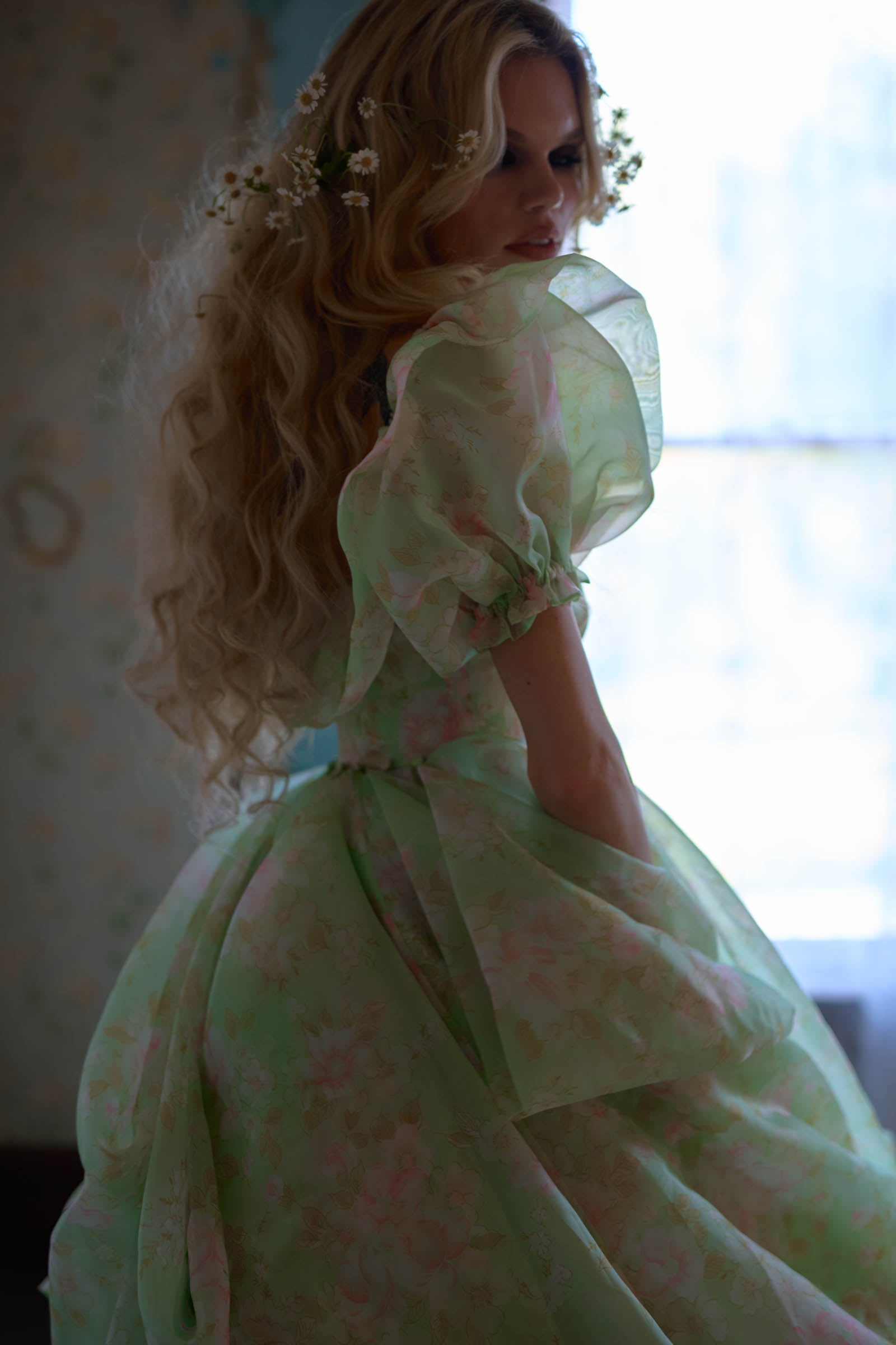 The Acid Trip In Bloom Bridal Gown