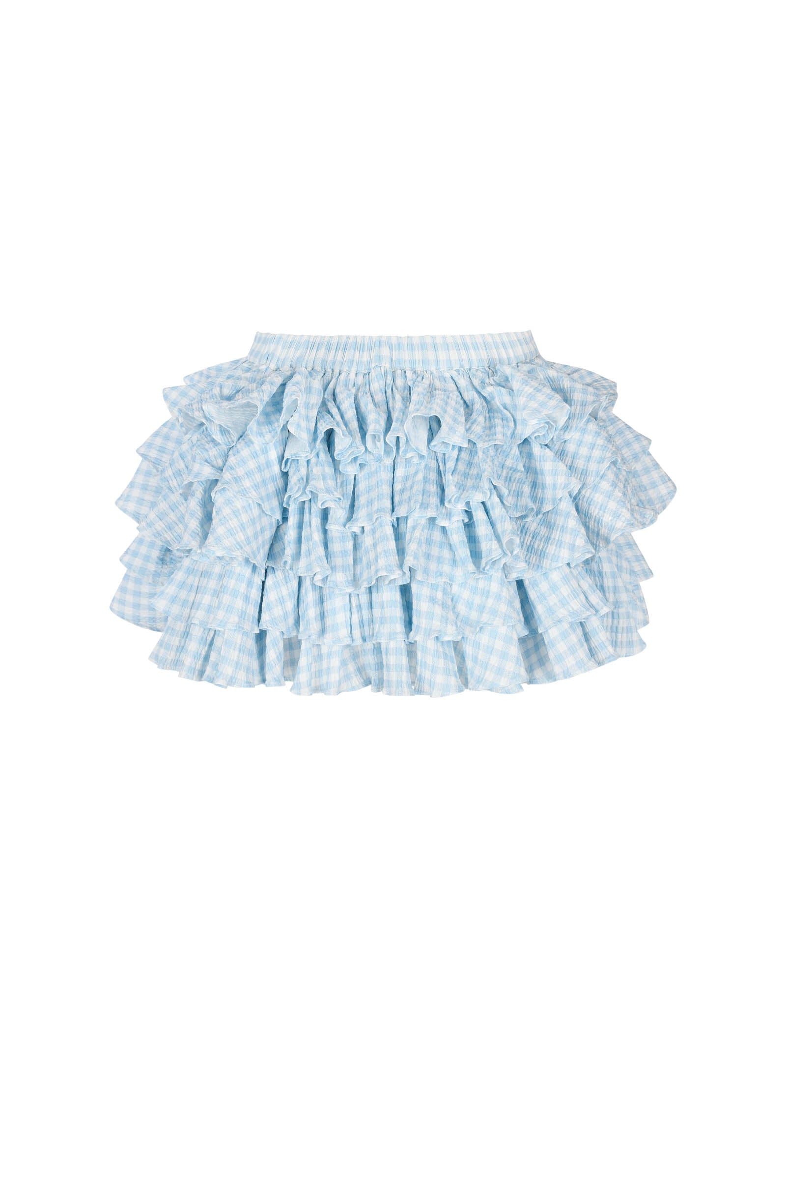The Blue Gingham Versailles Skirt