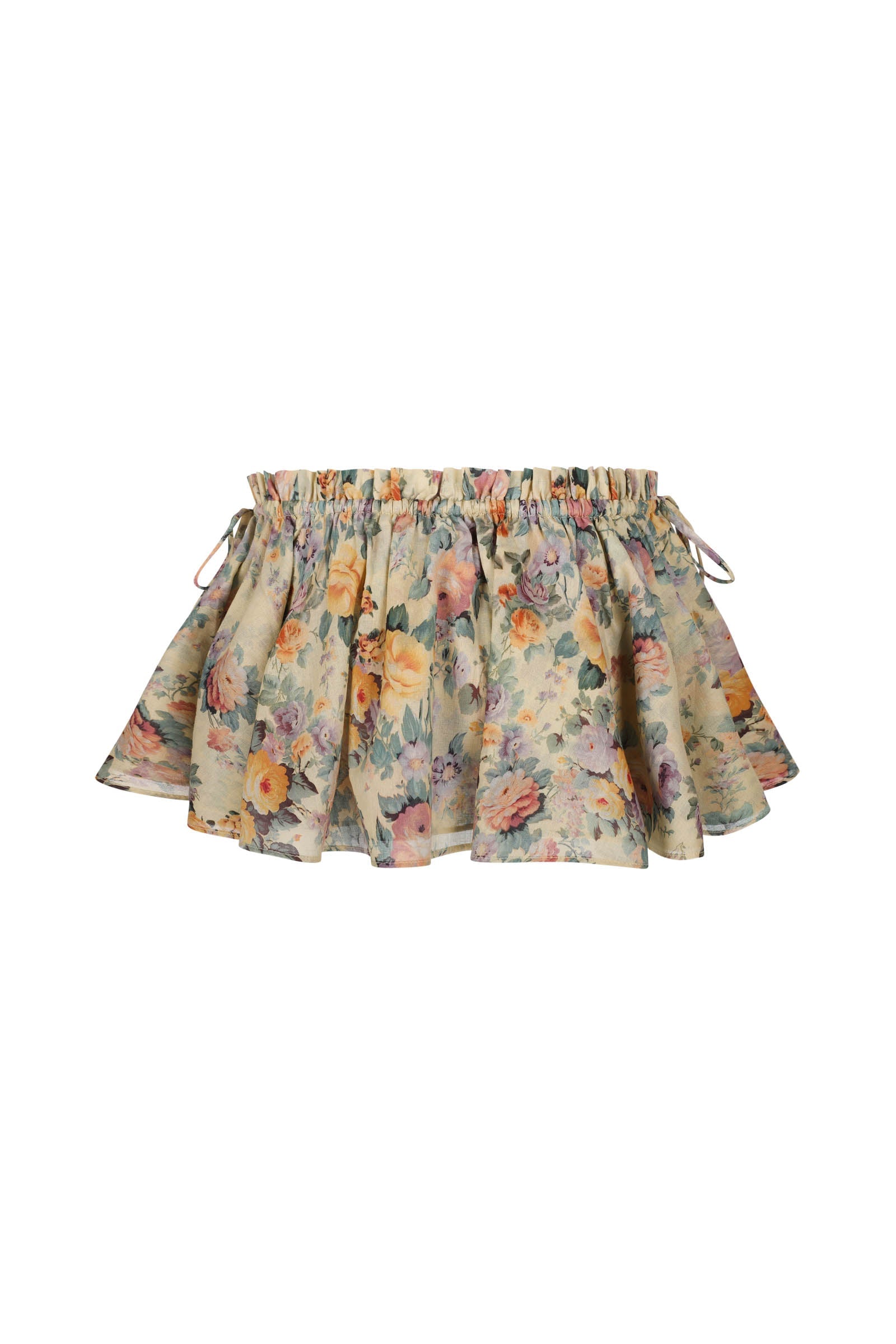 The Blonde Floral Mini Skirt