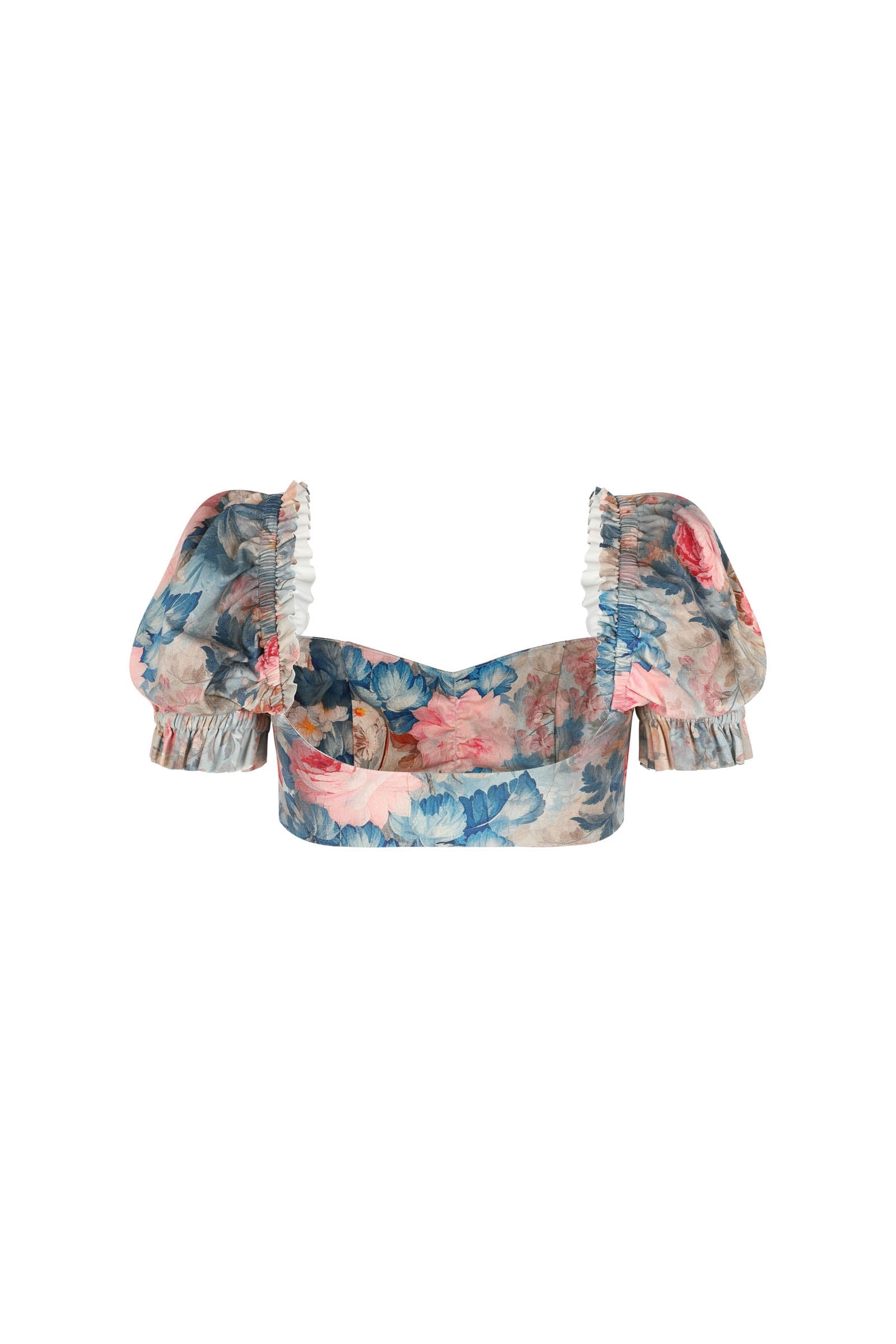 The Chateau Paper Babydoll Bikini Top