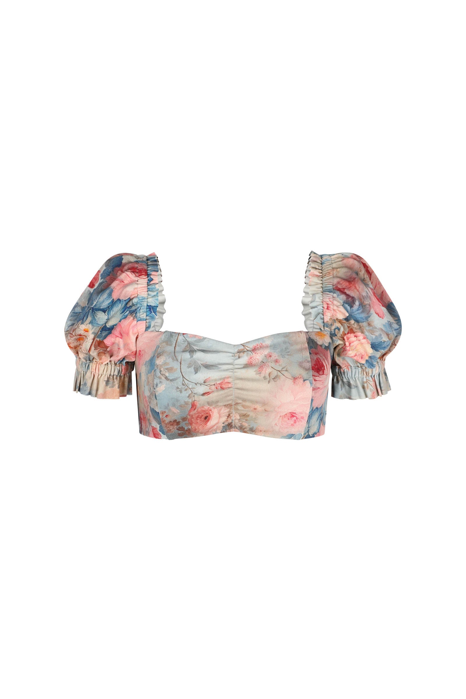 The Chateau Paper Babydoll Bikini Top