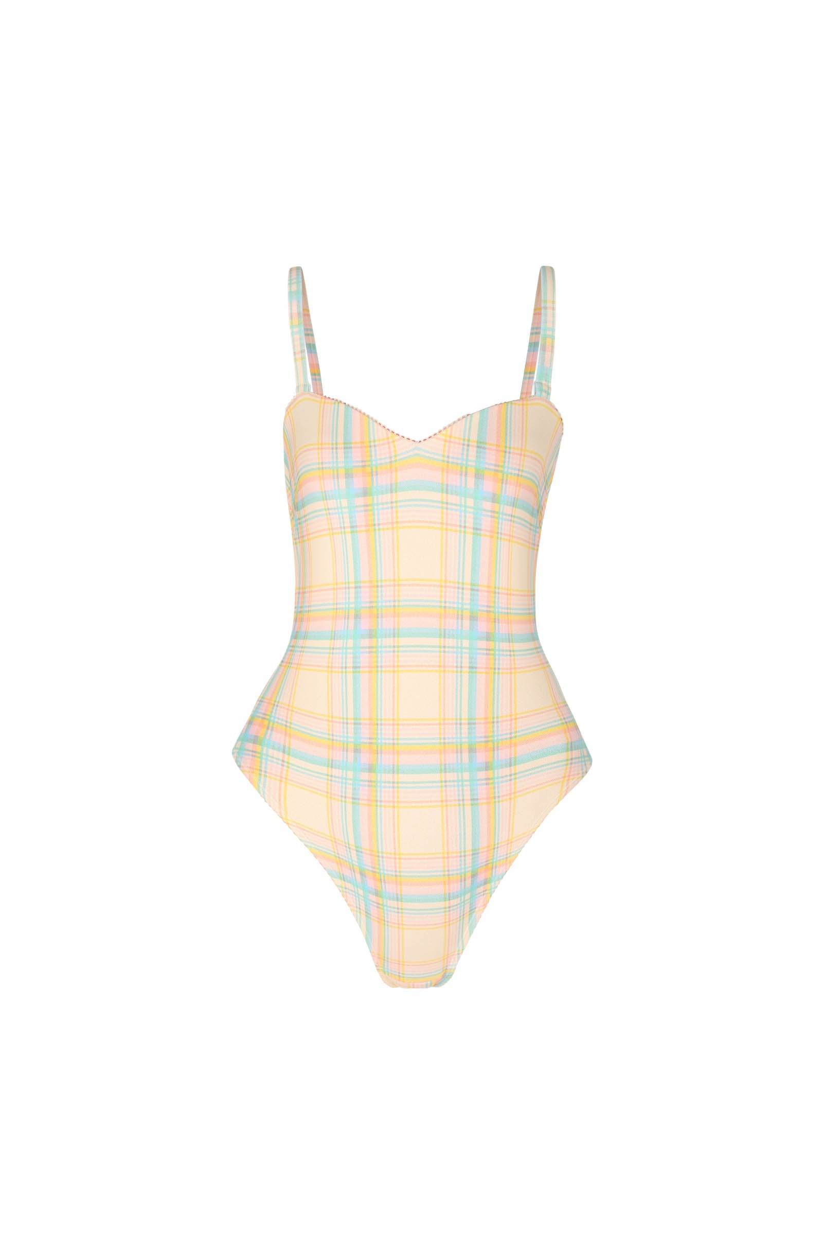 The Banana Plaid Cannes Suit