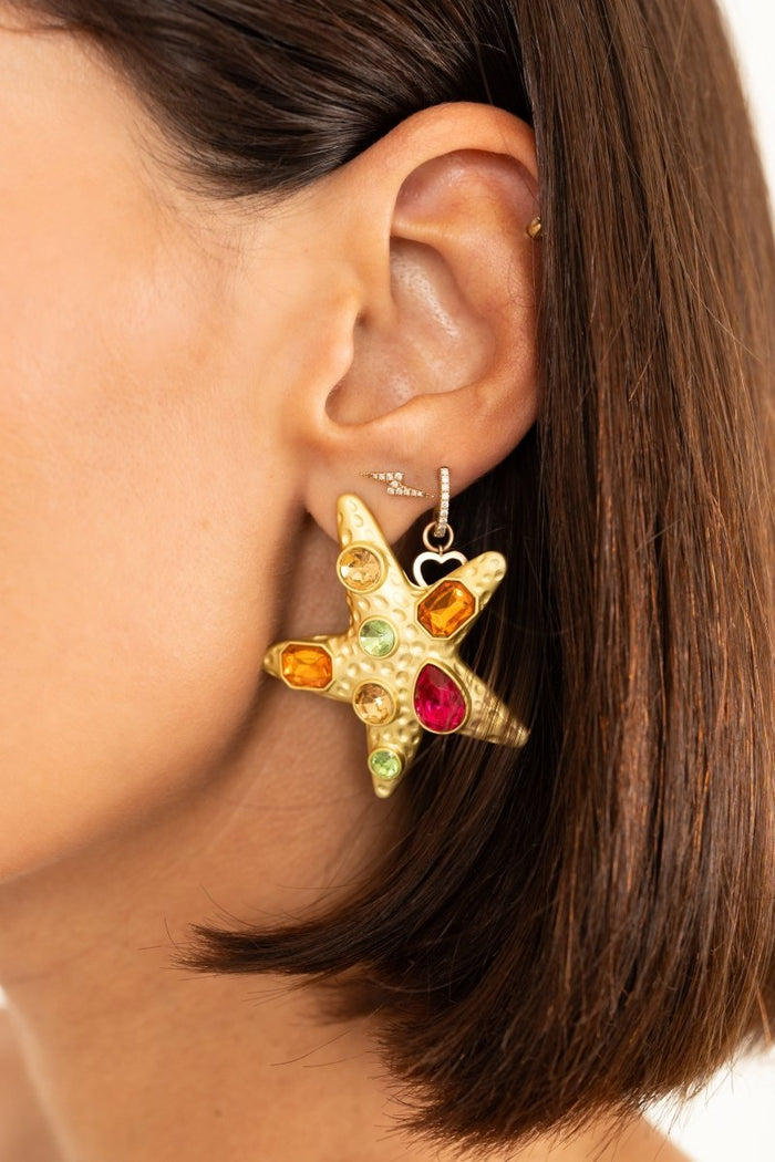 Gold Star Earrings - will take 2-4 weeks to arrive