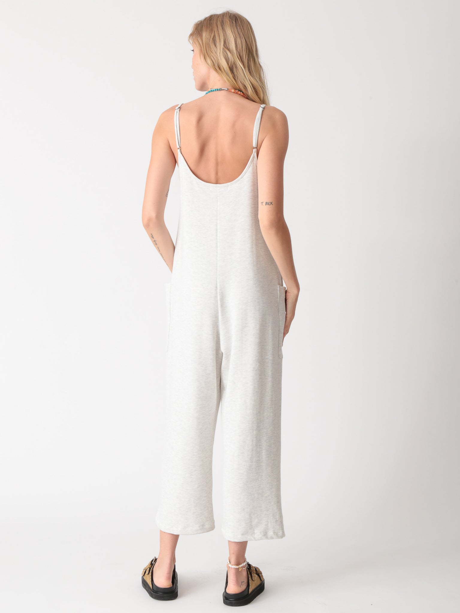 Nina Jumpsuit - Light Heather Grey