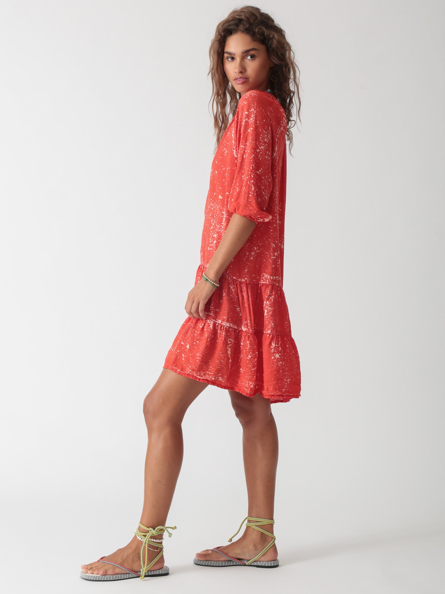 Clarissa Dress - Chili