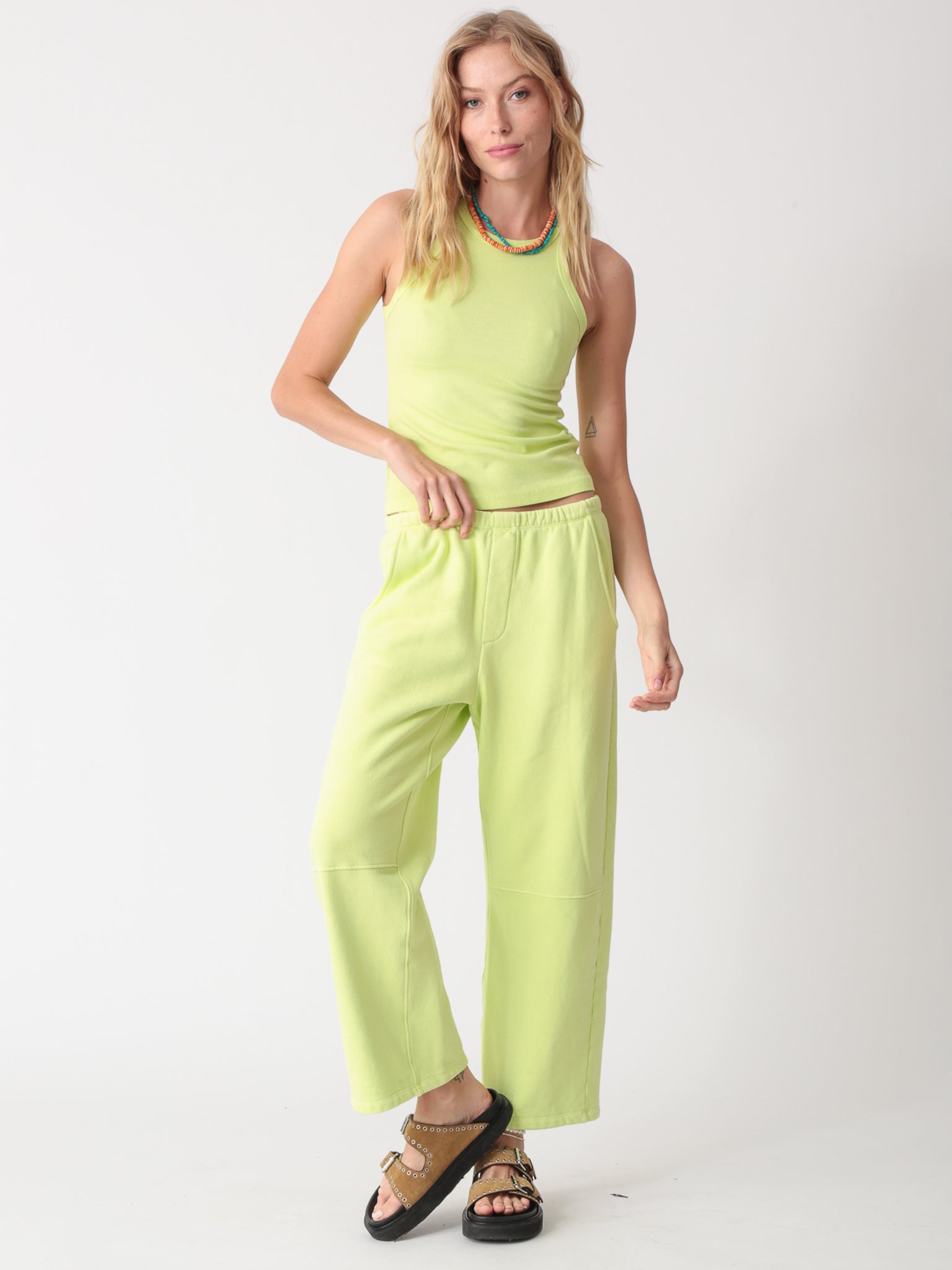 Barrel Sweatpant - Lime