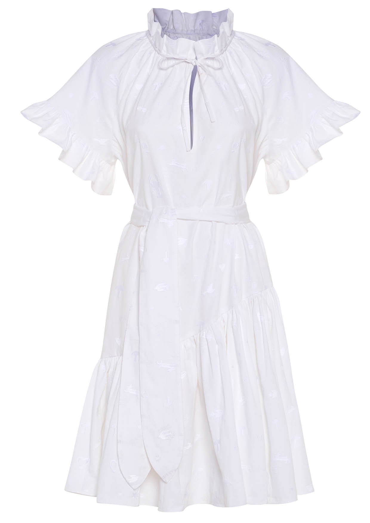 Image of product named white lobster diana dress by Paolita London