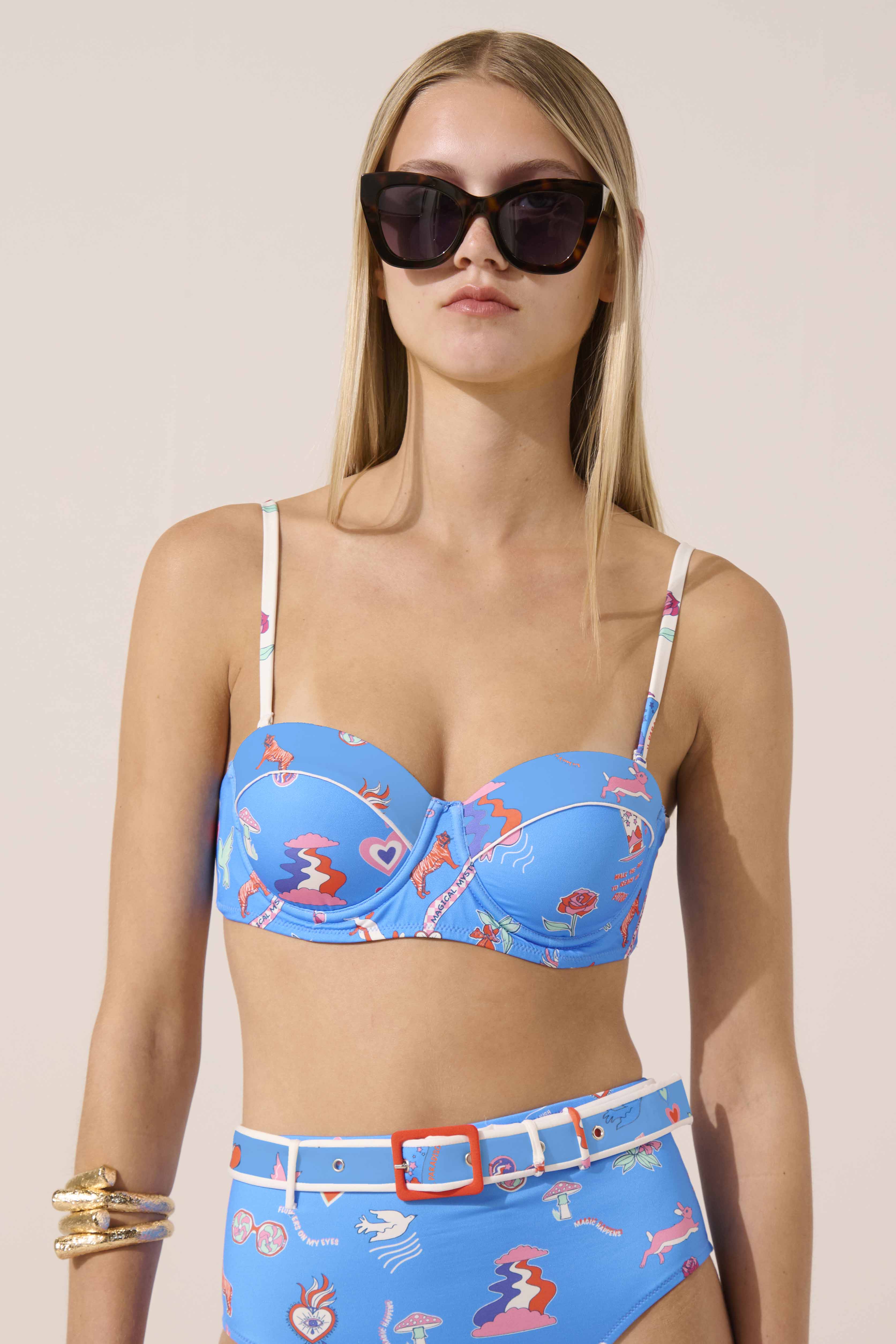 Image of product named white rabbit gabriella top by Paolita London