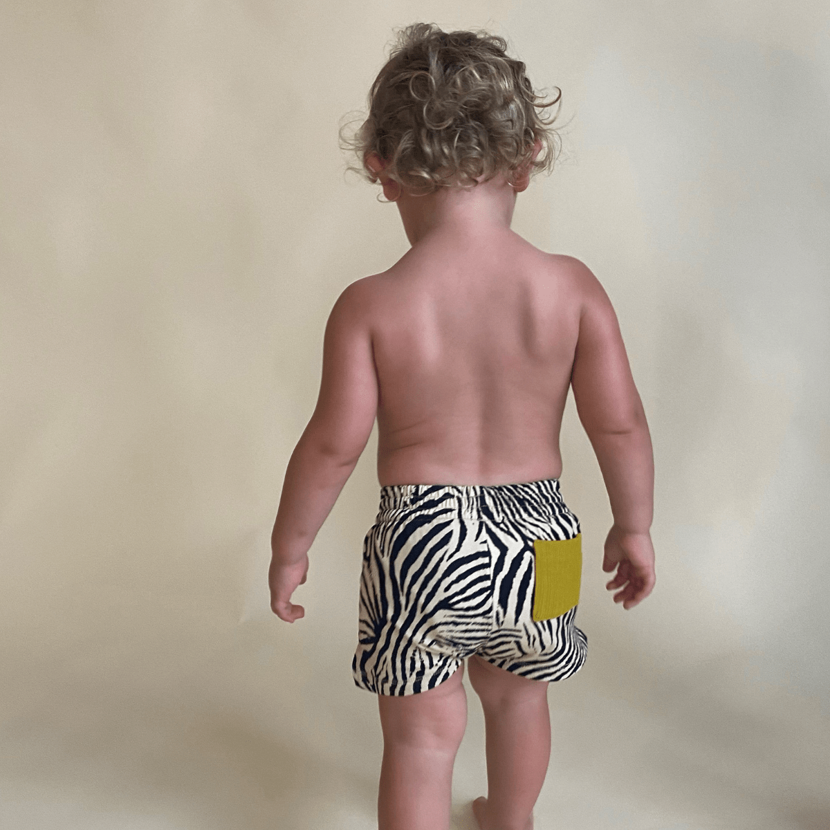 Zebra Mini Swim Trunk
