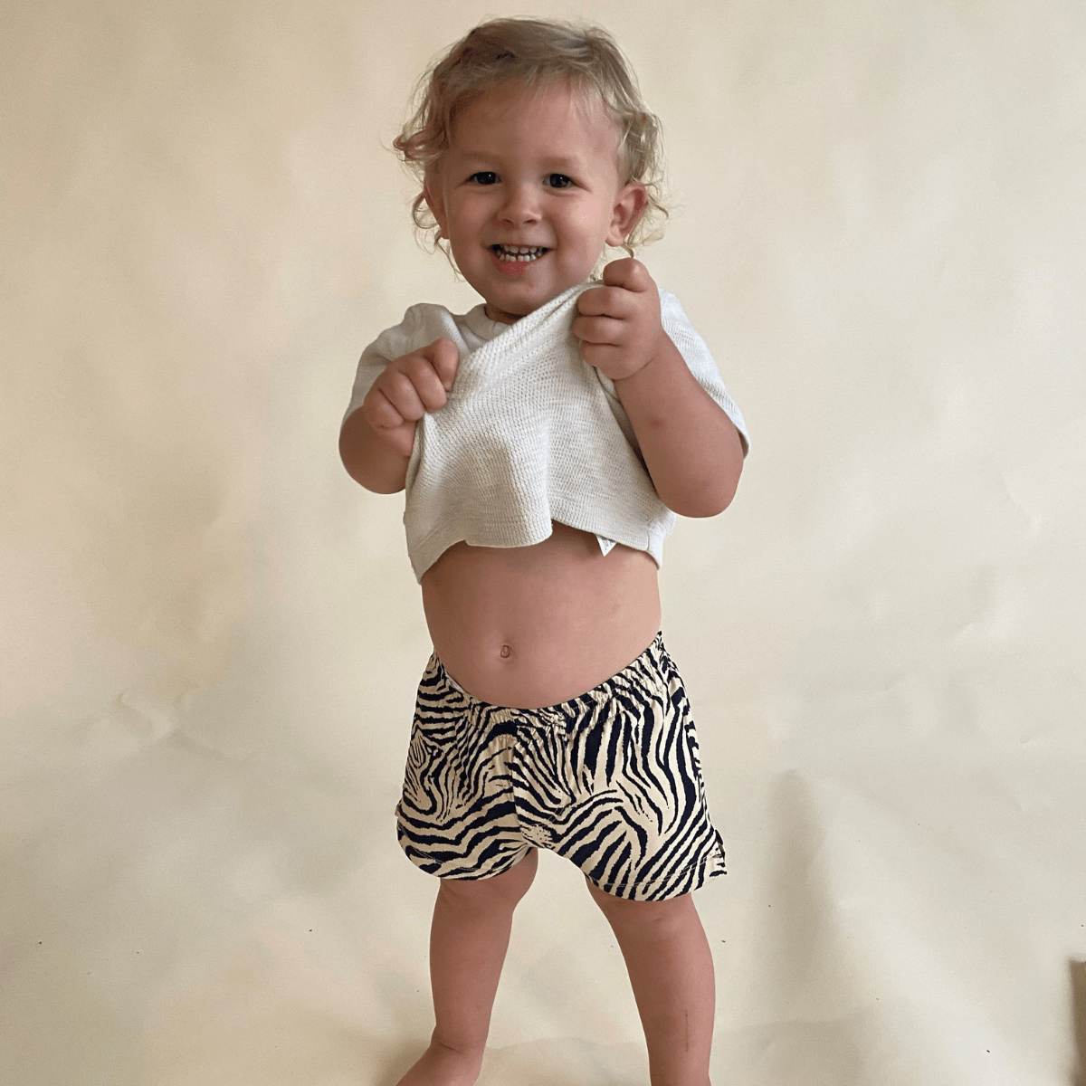 Zebra Mini Swim Trunk