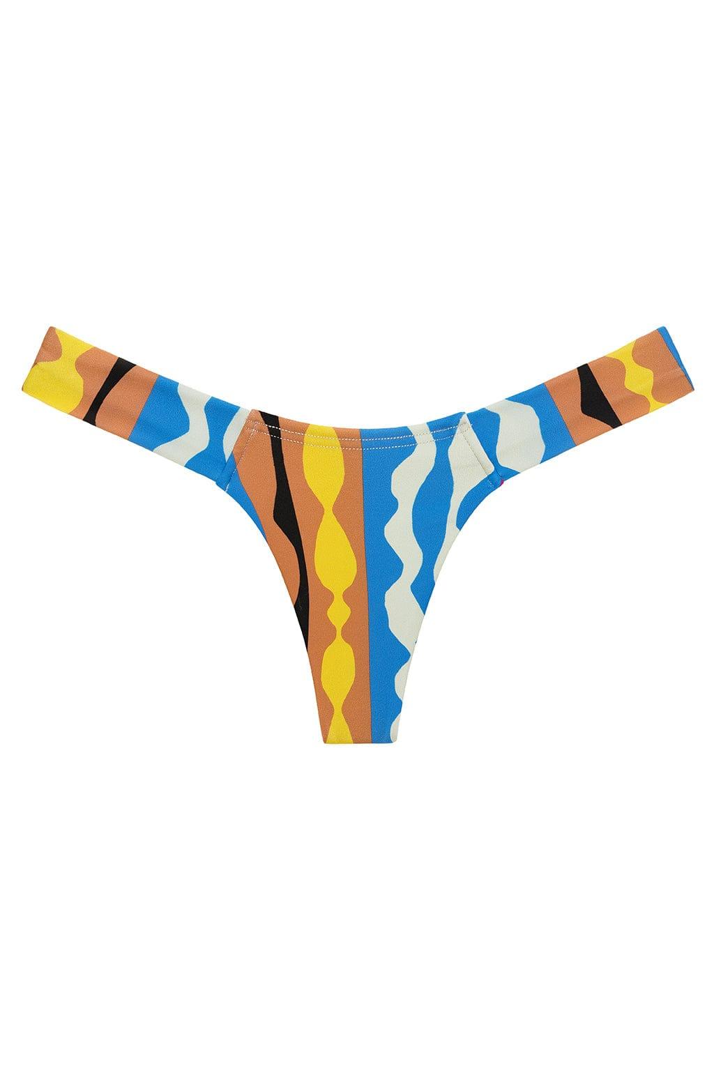 Abstract Added Coverage Uno Bikini Bottom