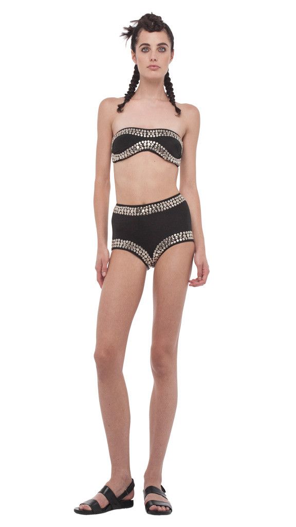 ALL OVER STUD BOY PANTY - 1