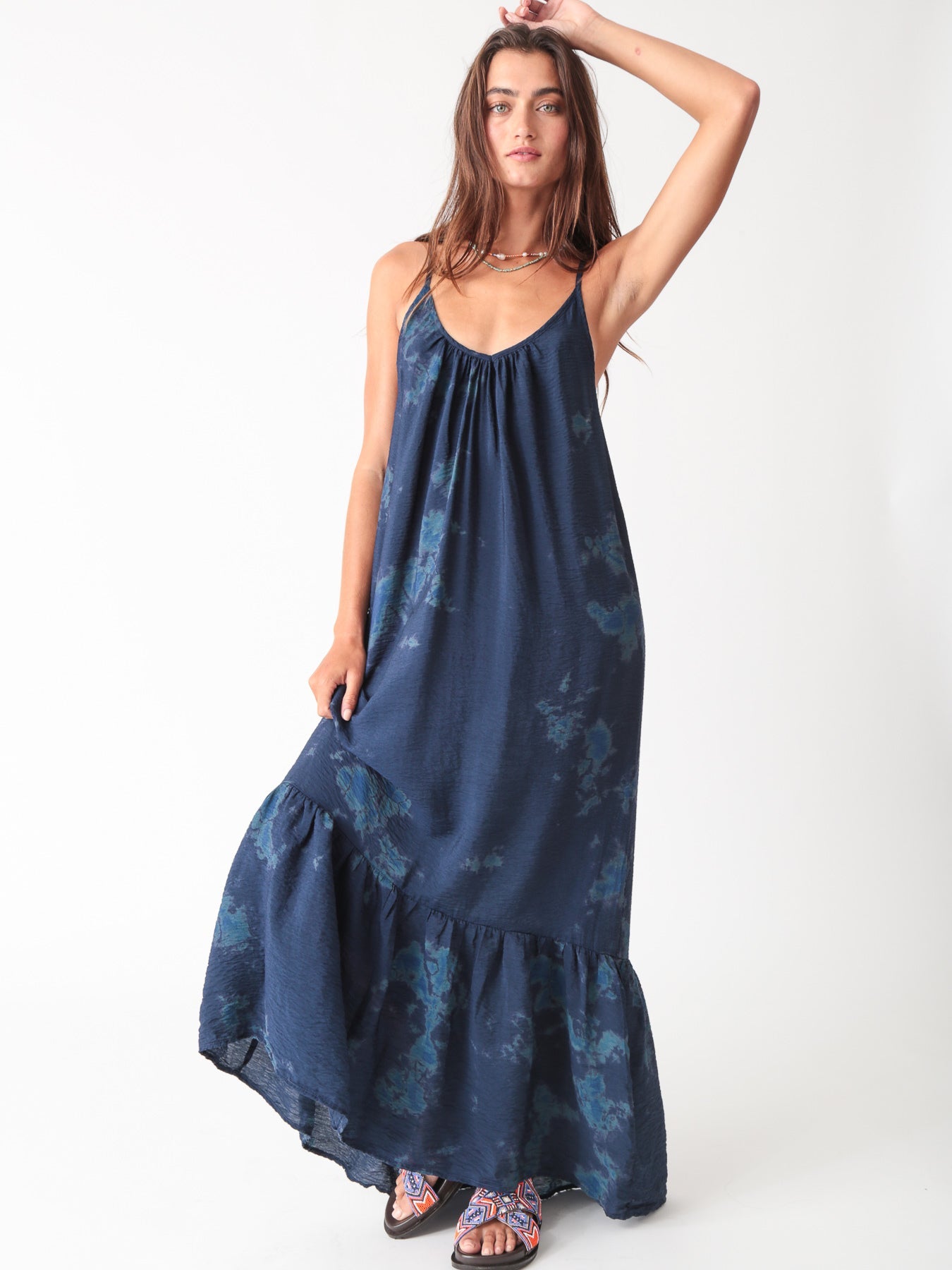 Laney Dress - Indigo Ice