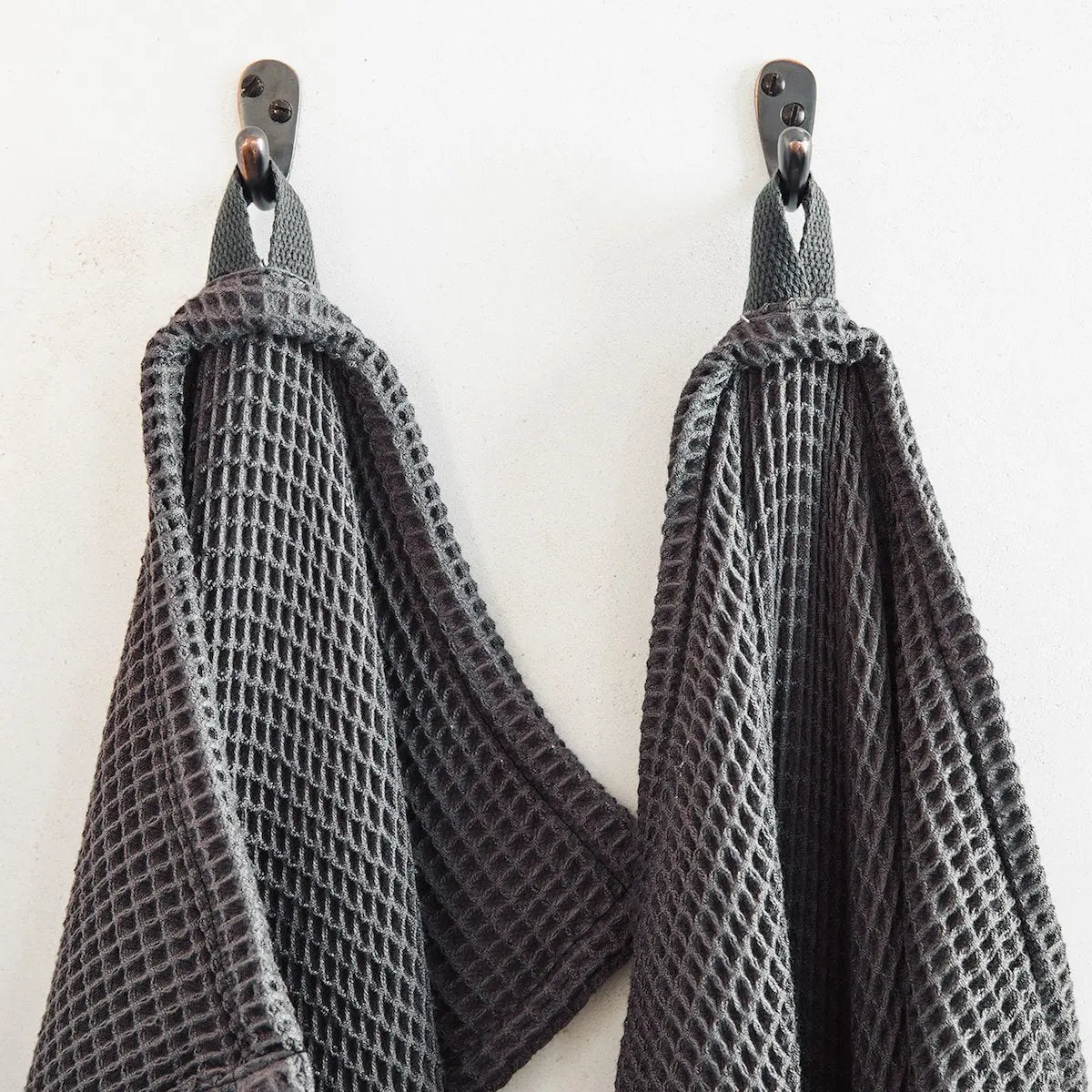 Bamboo Waffle Towel Set | Slate