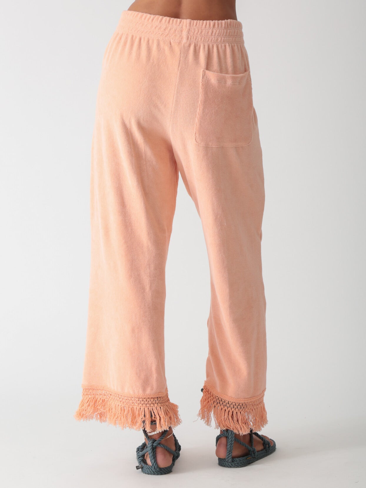 Ibiza Fringe Pant - Apricot