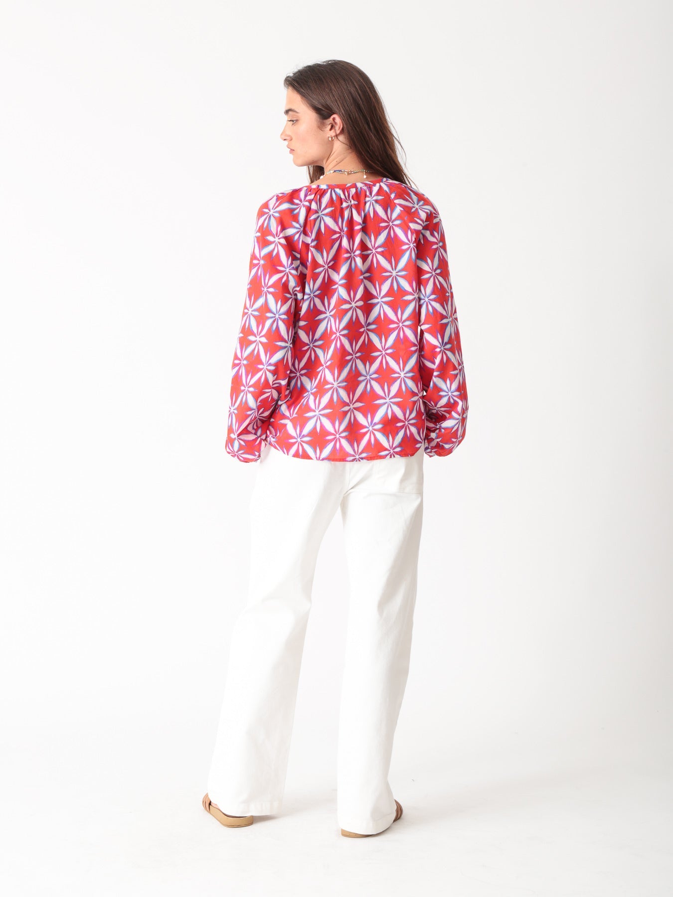 Meridian Tie Top - Wildflower