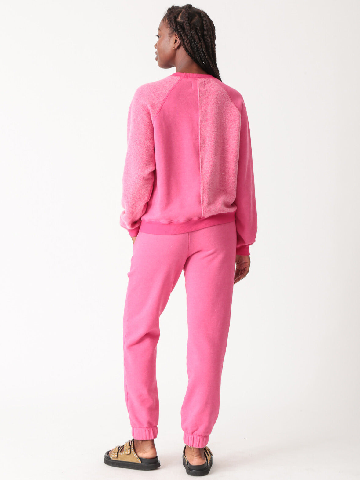 Ronan Sherpa Pullover - Magenta