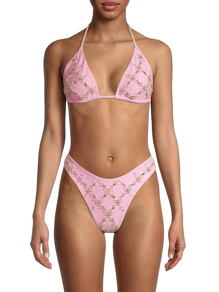 ROSE BIKINI BOTTOM PINK