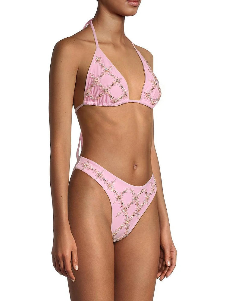 ROSE BIKINI BOTTOM PINK