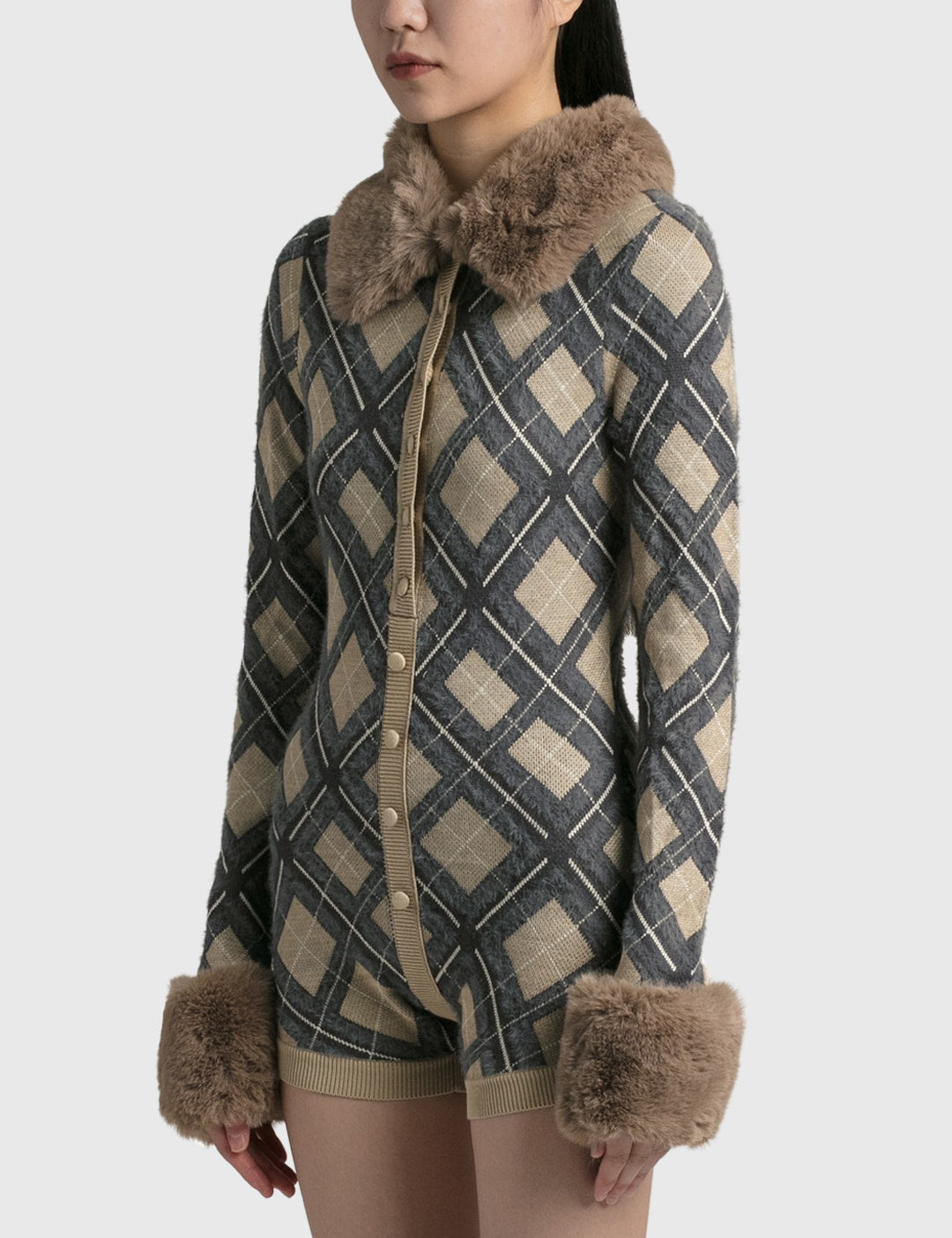 London Check Knit Body