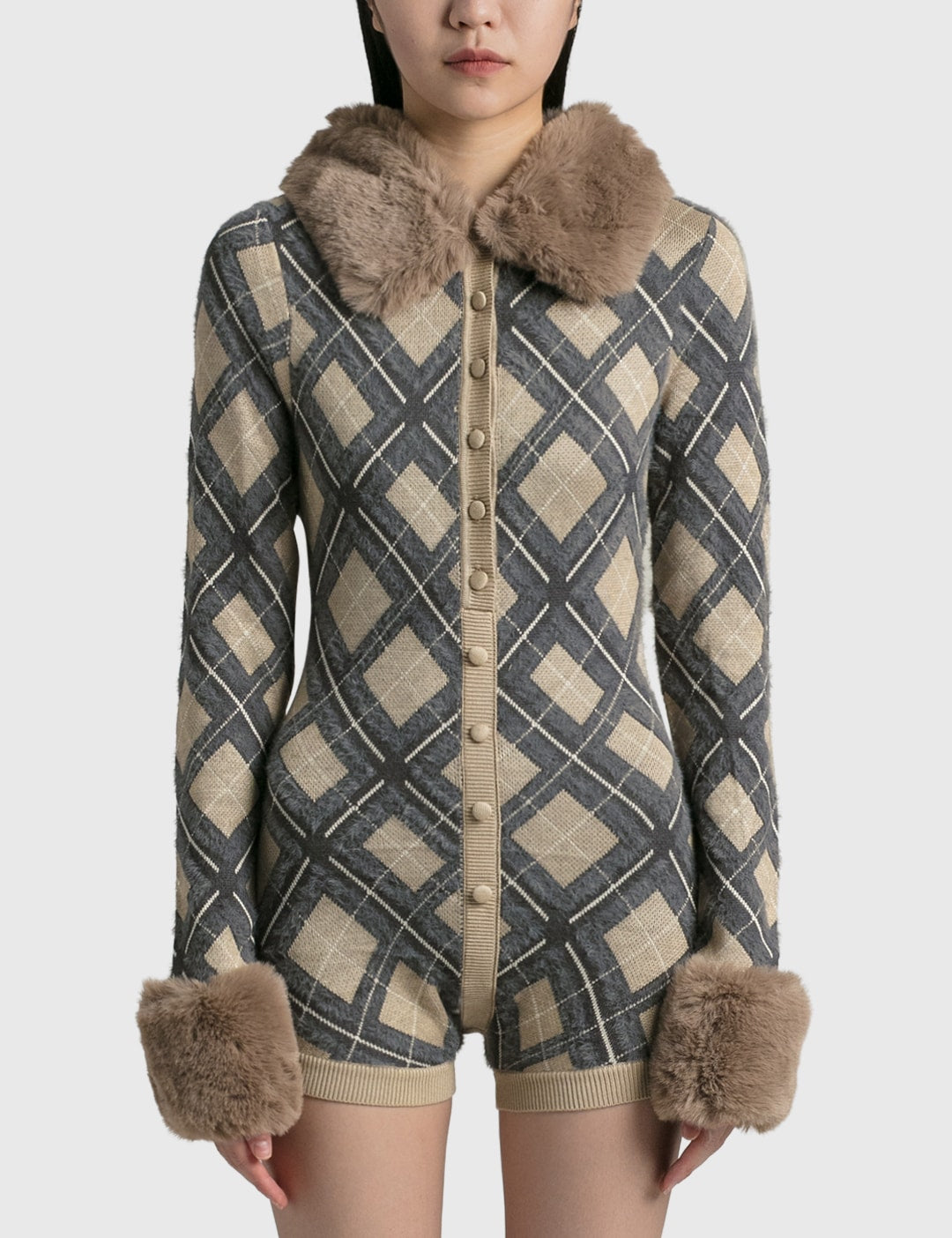 London Check Knit Body