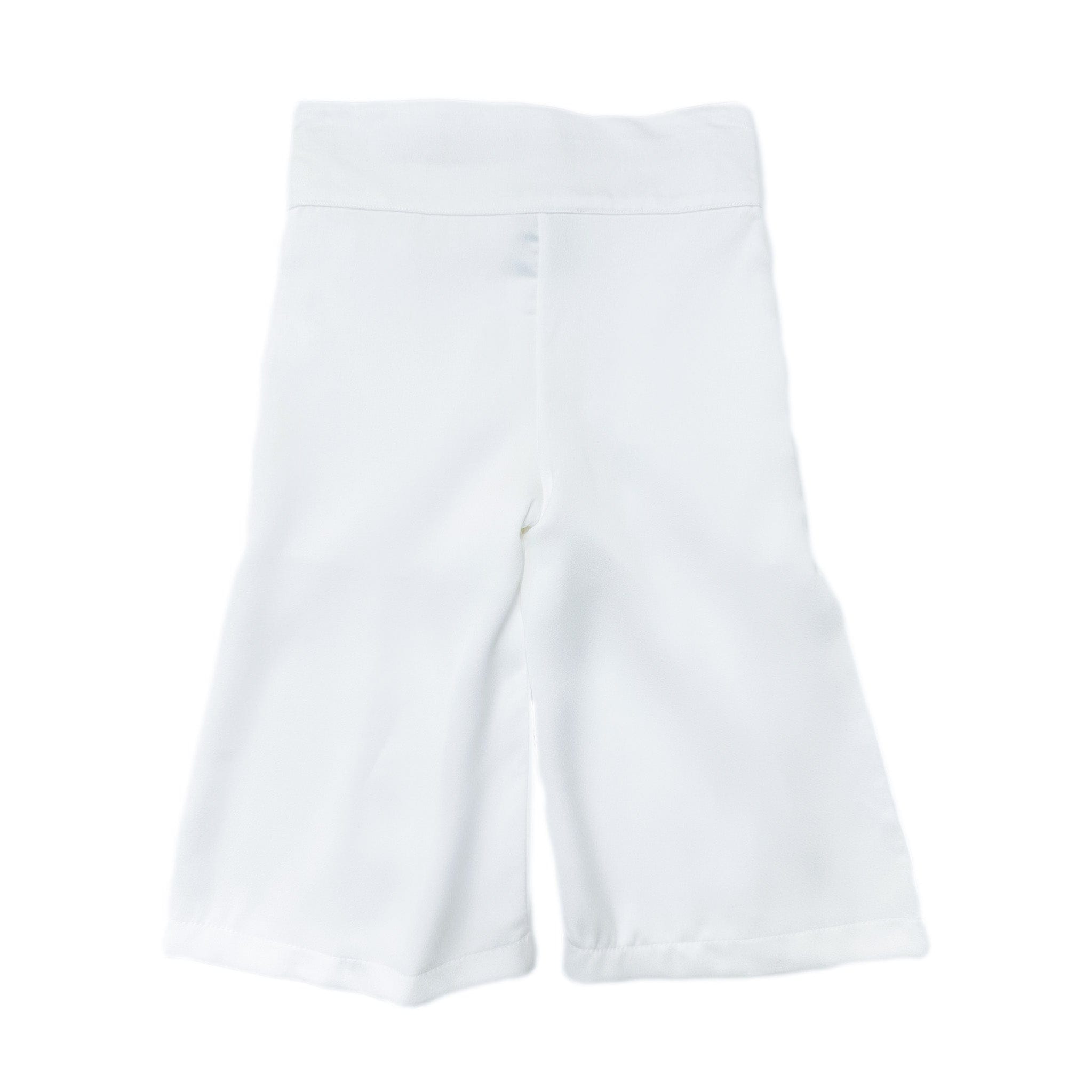 Gwen White Wide Leg Pants - Petite Maison Kids