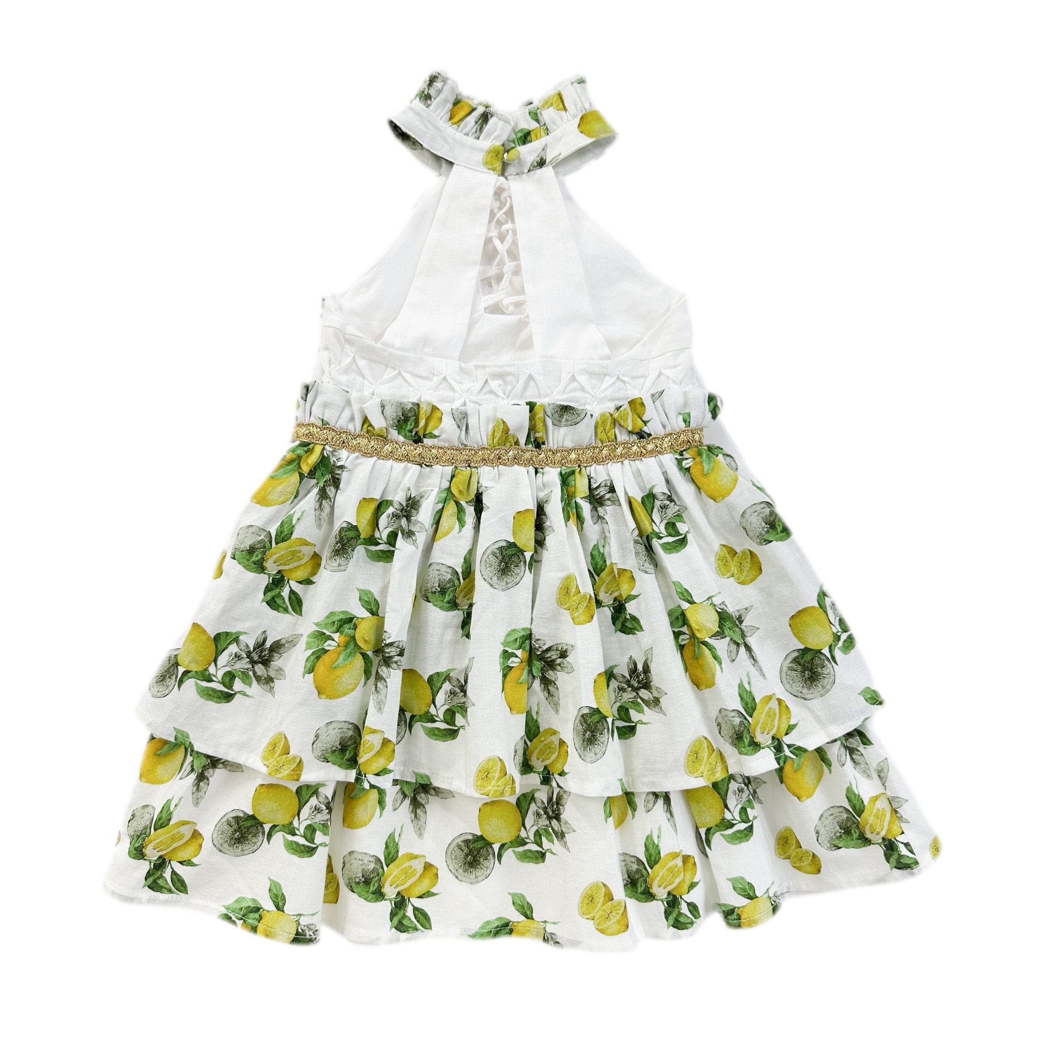 Amalfi Lemon Dress - Petite Maison Kids