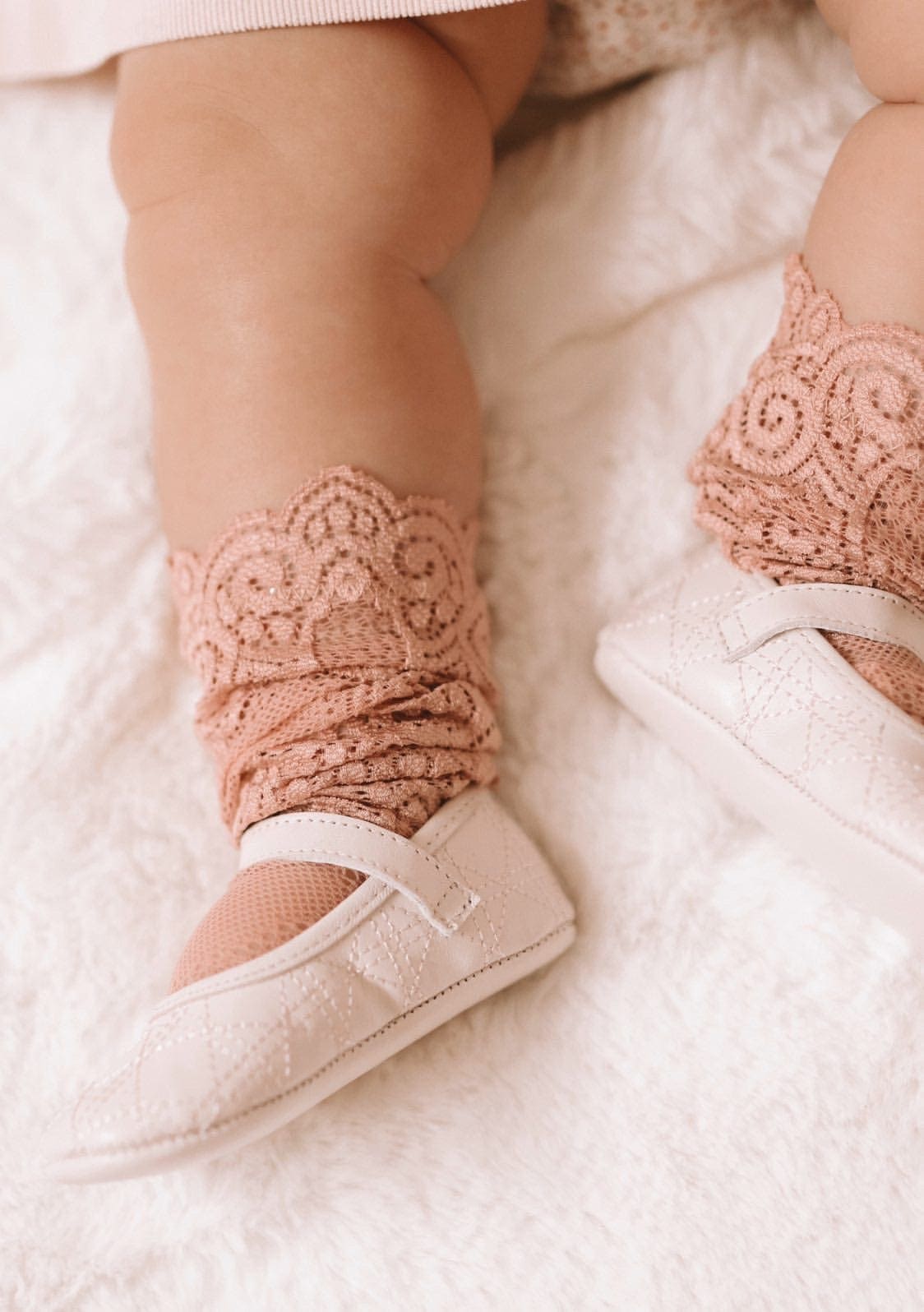 Alice Lace Socks - Pink - Petite Maison Kids