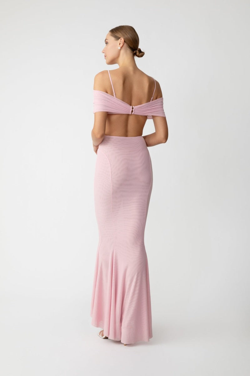 Keira Maxi Dress - Baby Pink