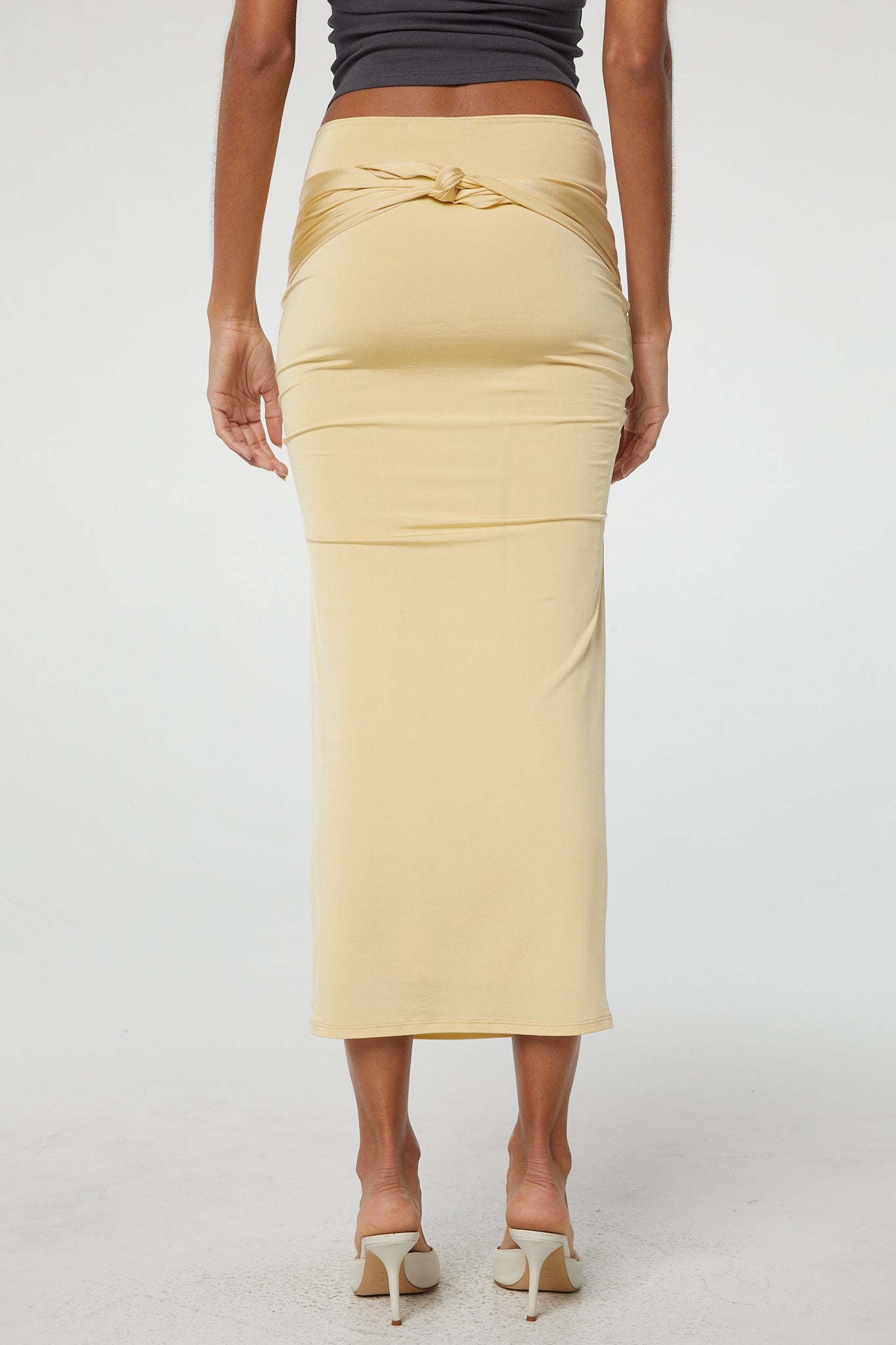 JANAE SKIRT BUTTERCREAM - The Line by K
