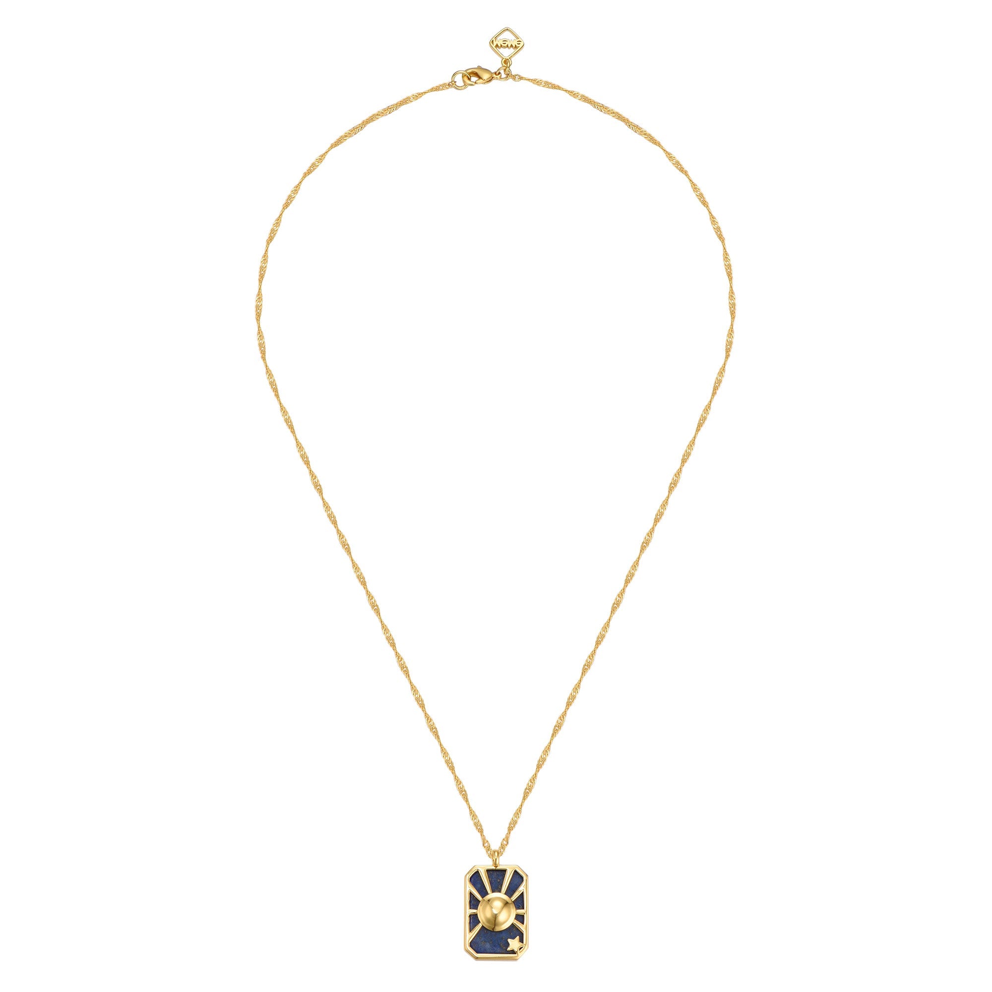 Blue Rising Necklace