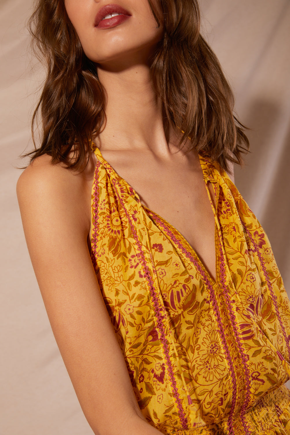 Mini Dress Carine Yellow Toulon