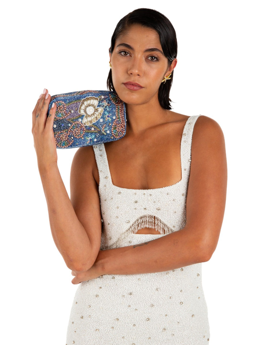 Sugarcoated Hand Embellished Pouch - will take 2-4 weeks to arrive