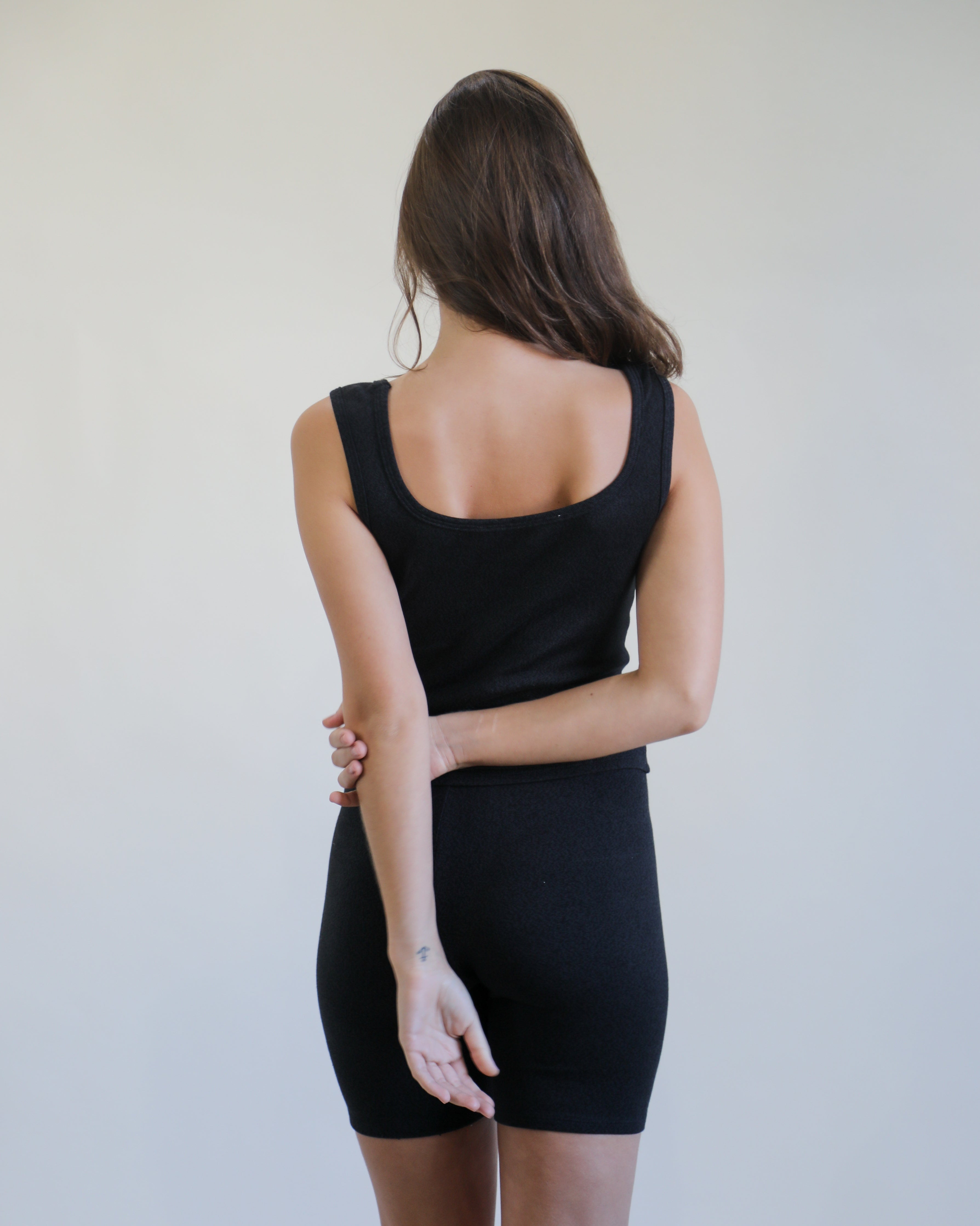 PLUM SHORTS BLACK + RECYCLED