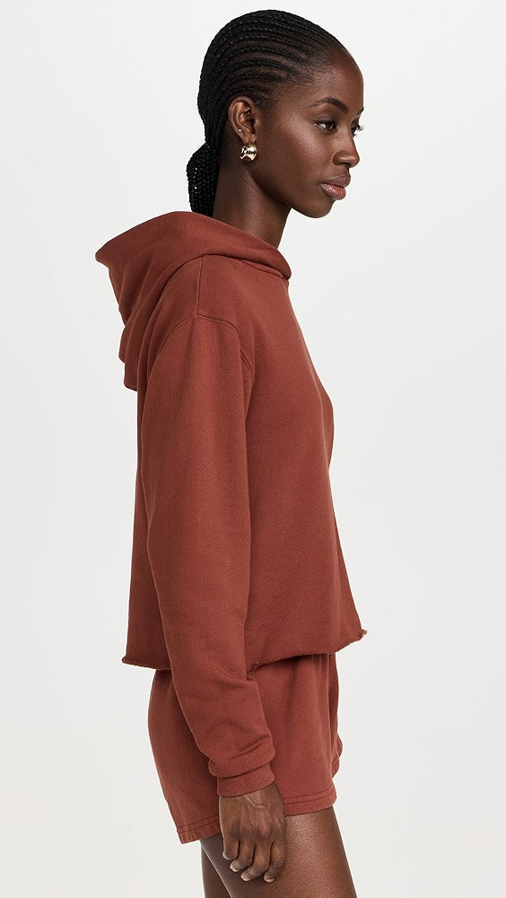 T123 - Kokomo - Beach Fleece Cut Off Hoodie