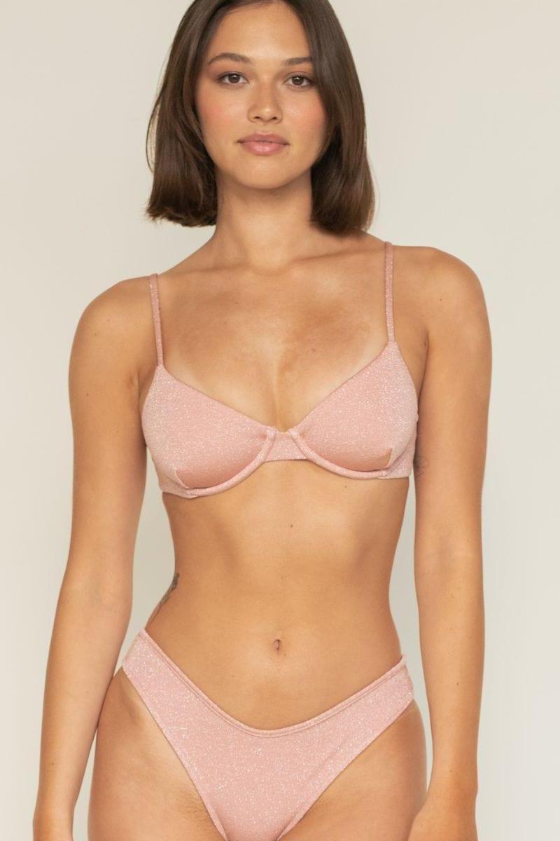 Prima Pink Sparkle Lulu Bikini Bottom
