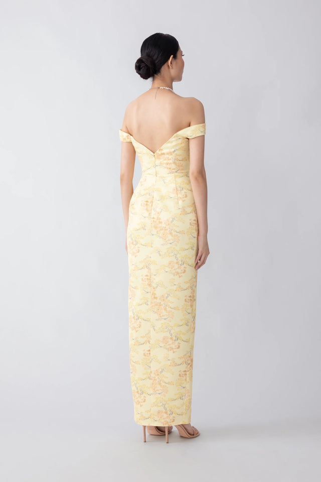 Mikaela Dress - Yellow Multi