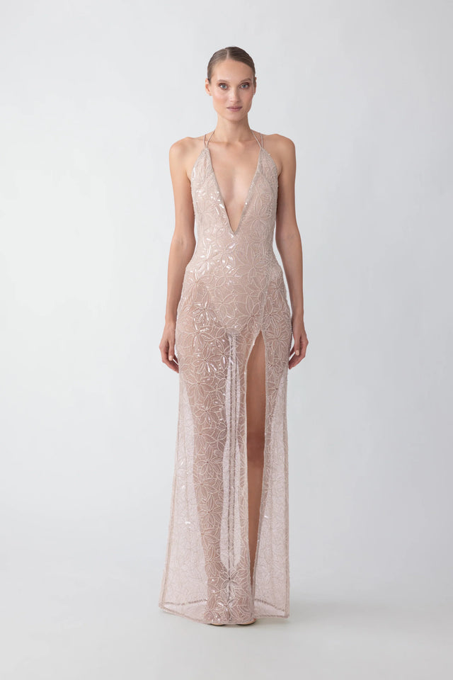 Braxton Dress - Nude