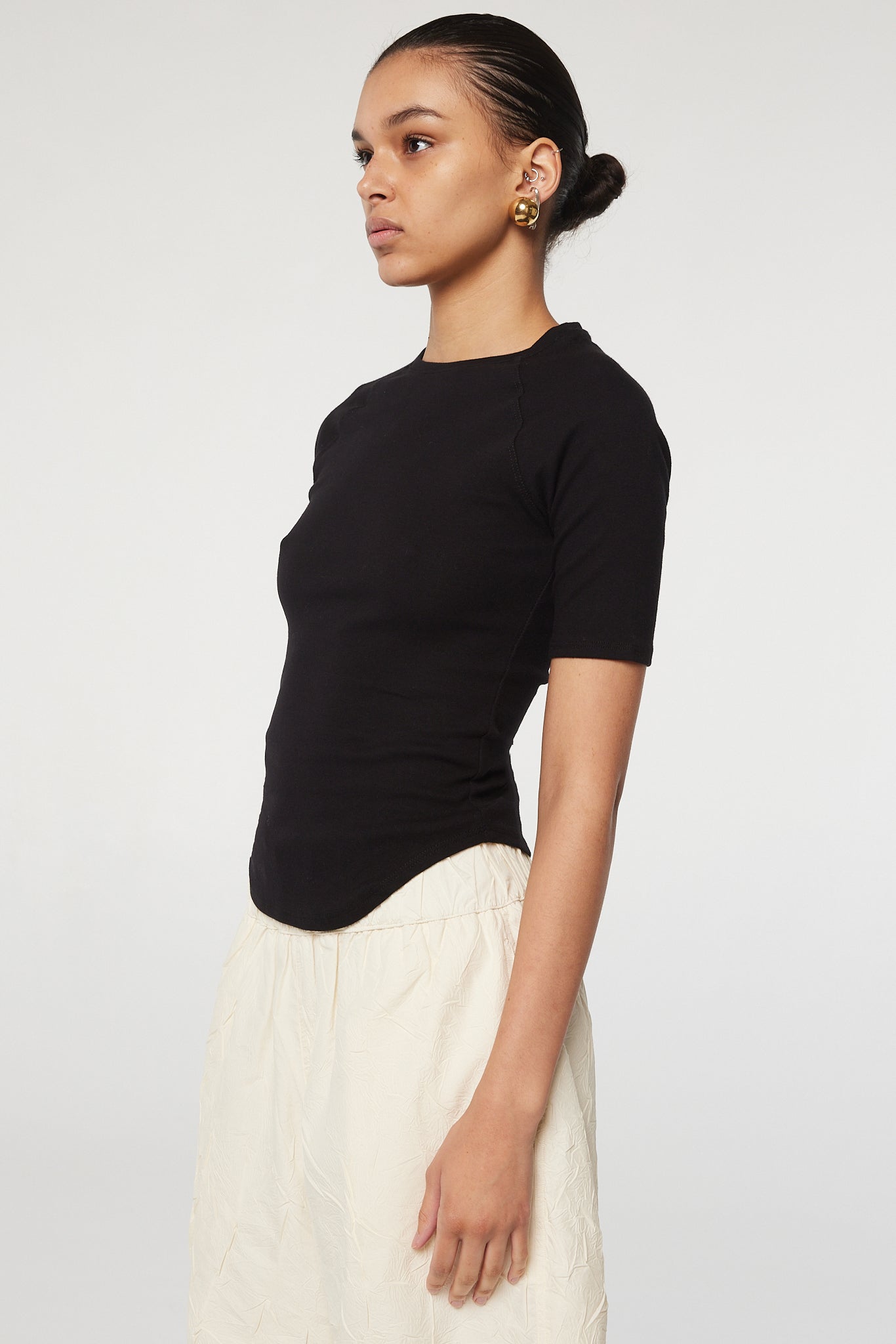 TERZO T-SHIRT BLACK - The Line by K