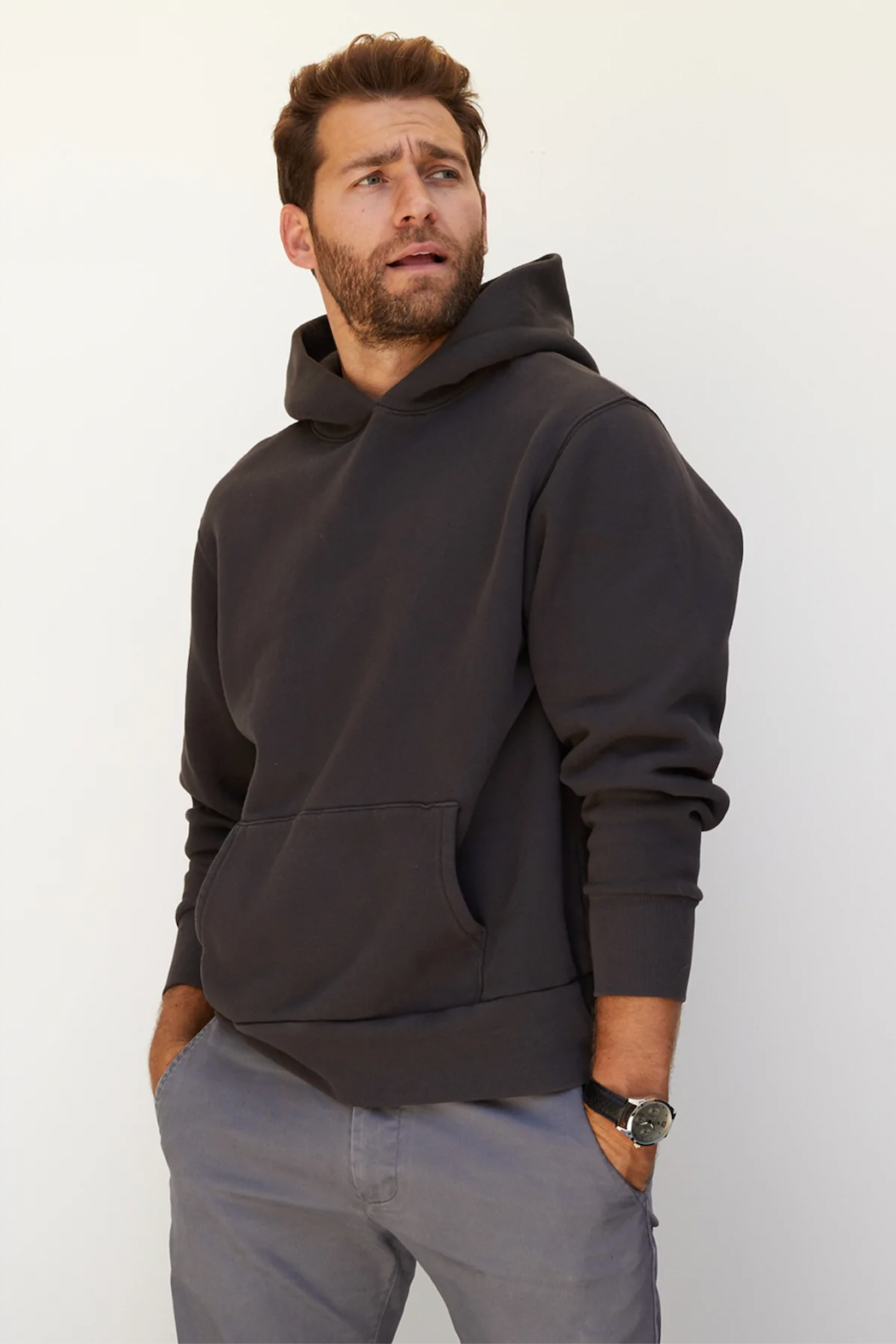 T166 - Tommy - Men's Fleece Hooded Sweatshirt