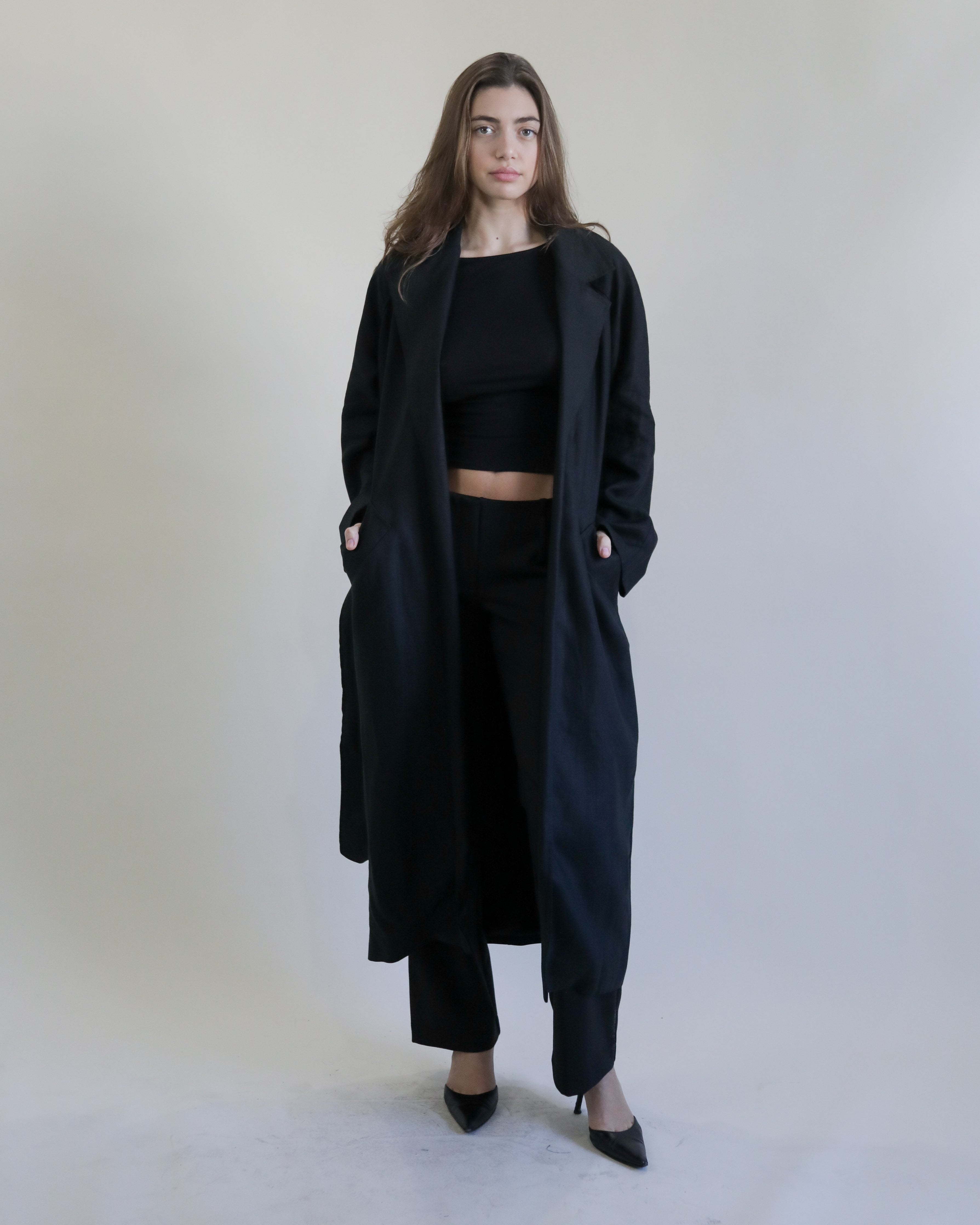 LINEN TRENCH + DEADSTOCK