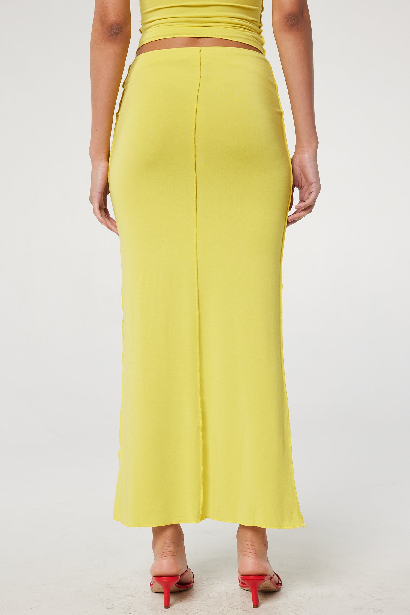 VANA SKIRT ELECTRIC YELLOW - The Line by K