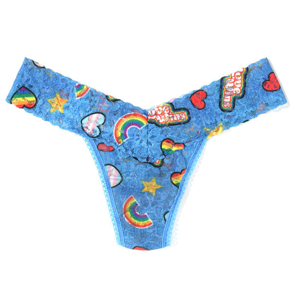 PETITE DAILY LACE LOW RISE THONG