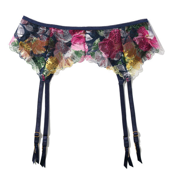 WILDLY BLOOMING GARTER BELT