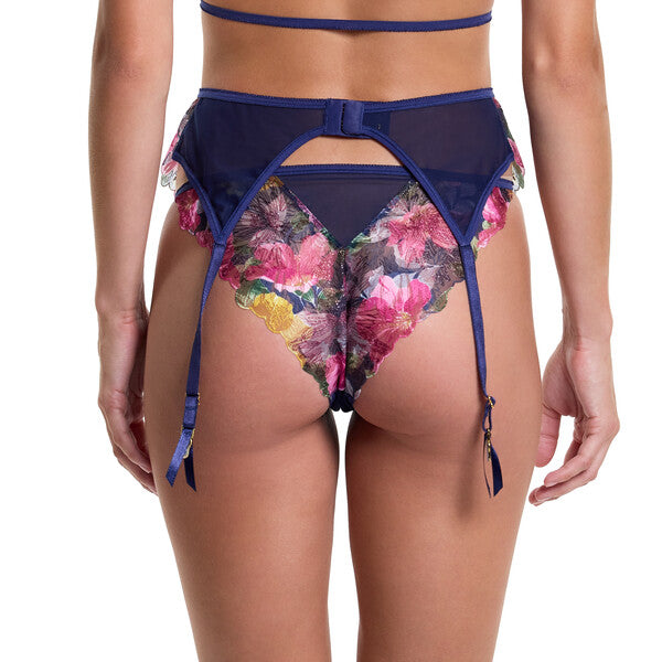 WILDLY BLOOMING GARTER BELT