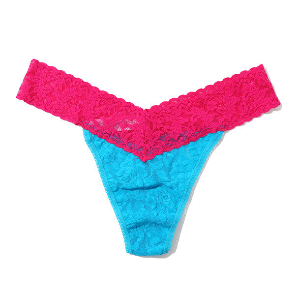 SIGNATURE LACE LOWRISE THONG